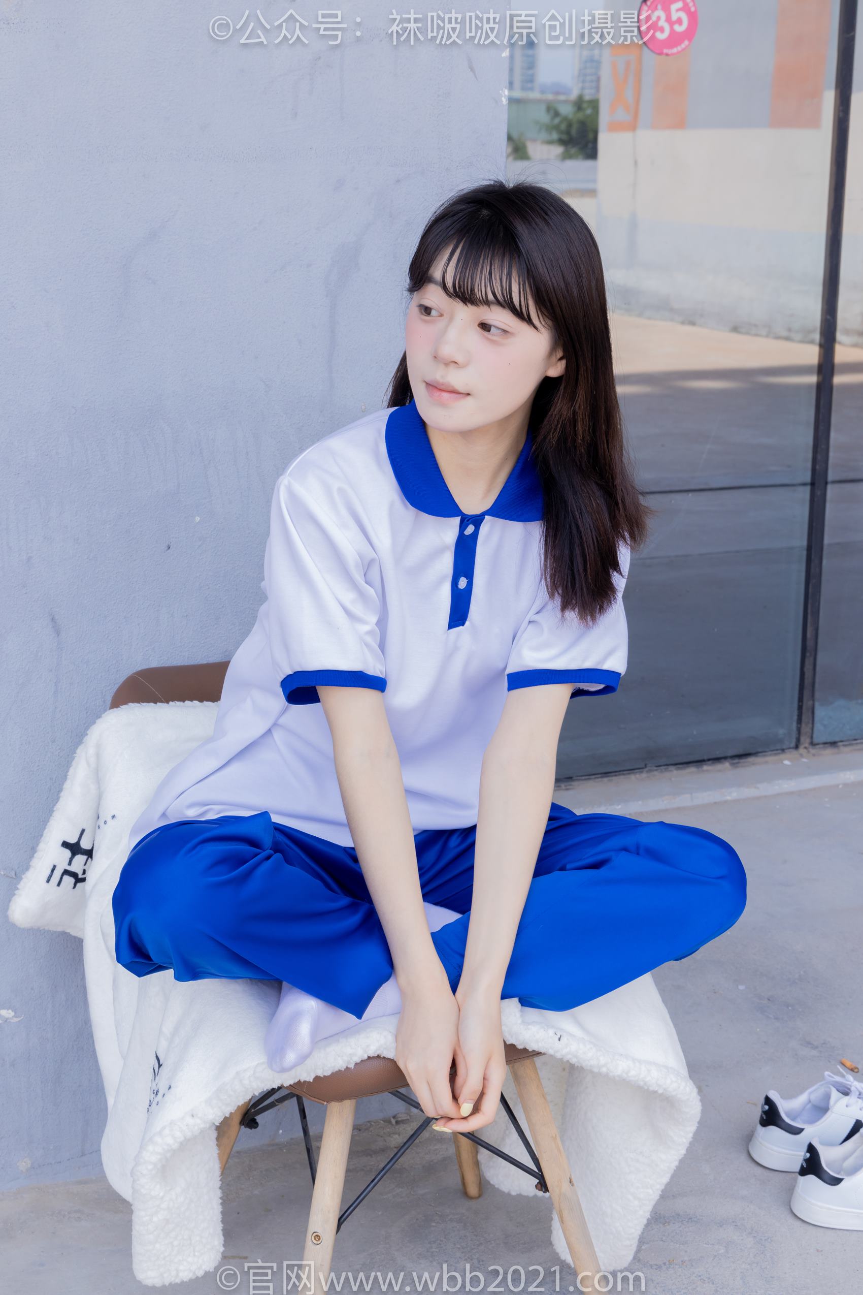 图片[70]-[BoBoSocks袜啵啵]NO.393 糯米-板鞋、白棉袜、裸足、校服[150P] – 速更版-美库