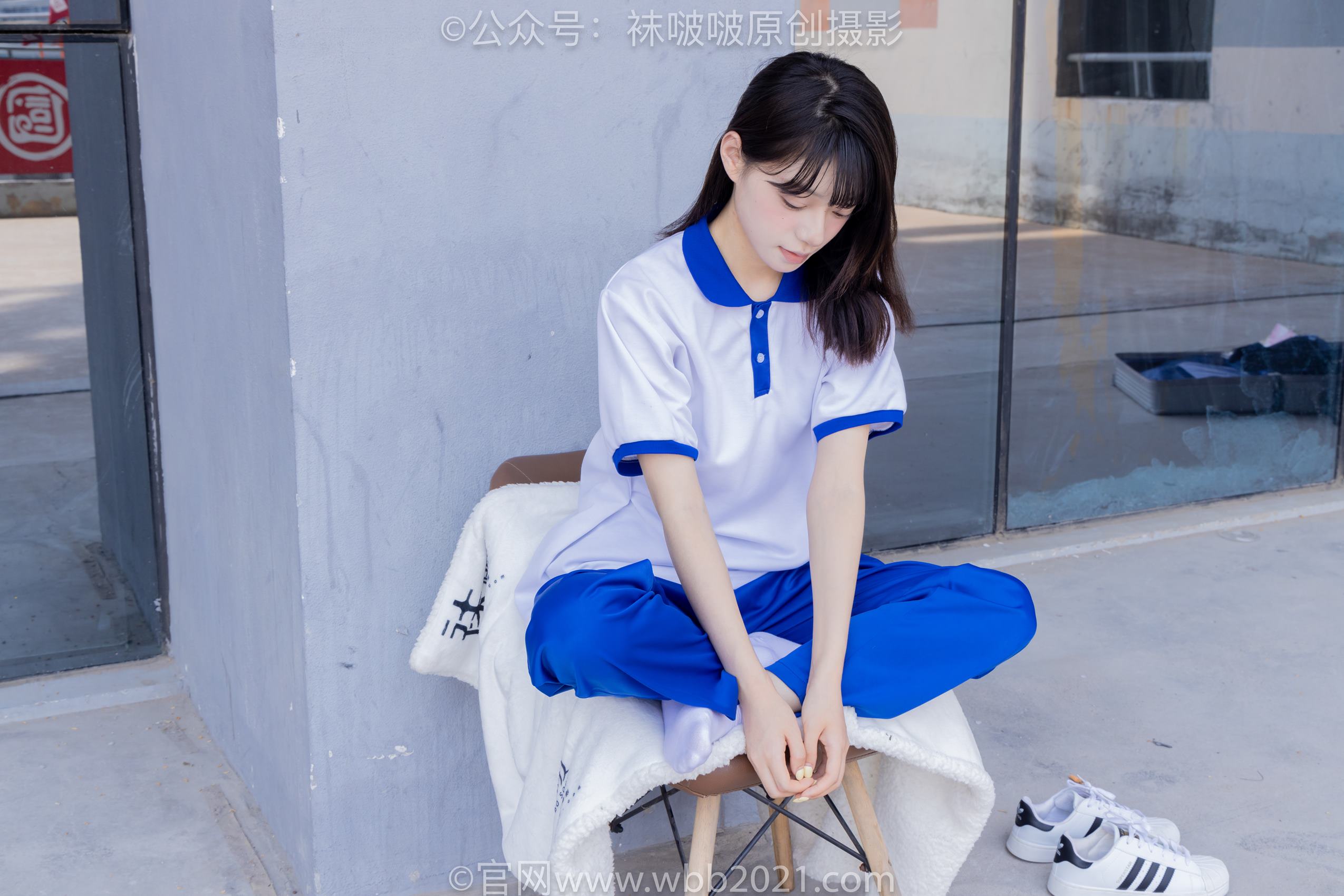 图片[71]-[BoBoSocks袜啵啵]NO.393 糯米-板鞋、白棉袜、裸足、校服[150P] – 速更版-美库