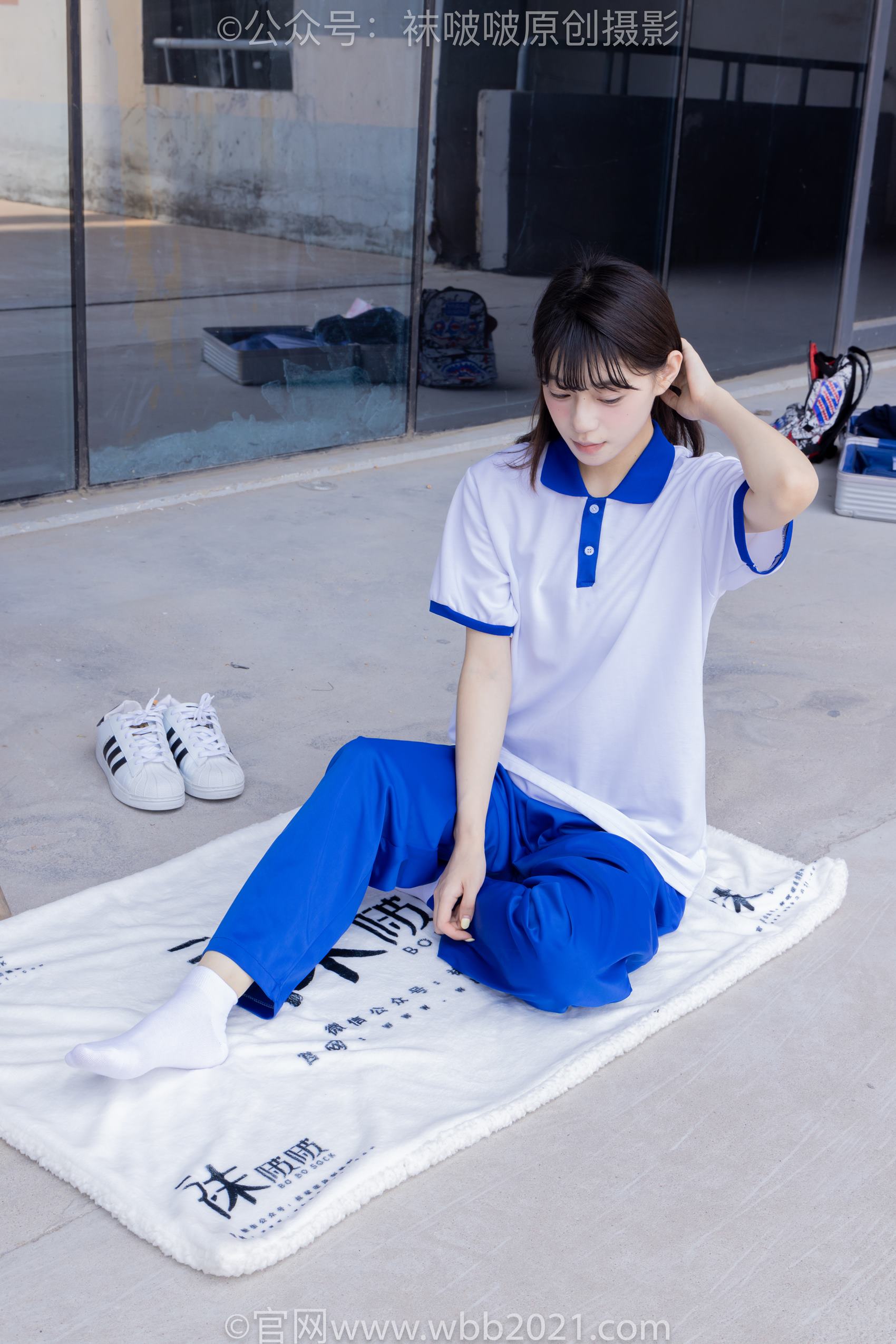 图片[84]-[BoBoSocks袜啵啵]NO.393 糯米-板鞋、白棉袜、裸足、校服[150P] – 速更版-美库