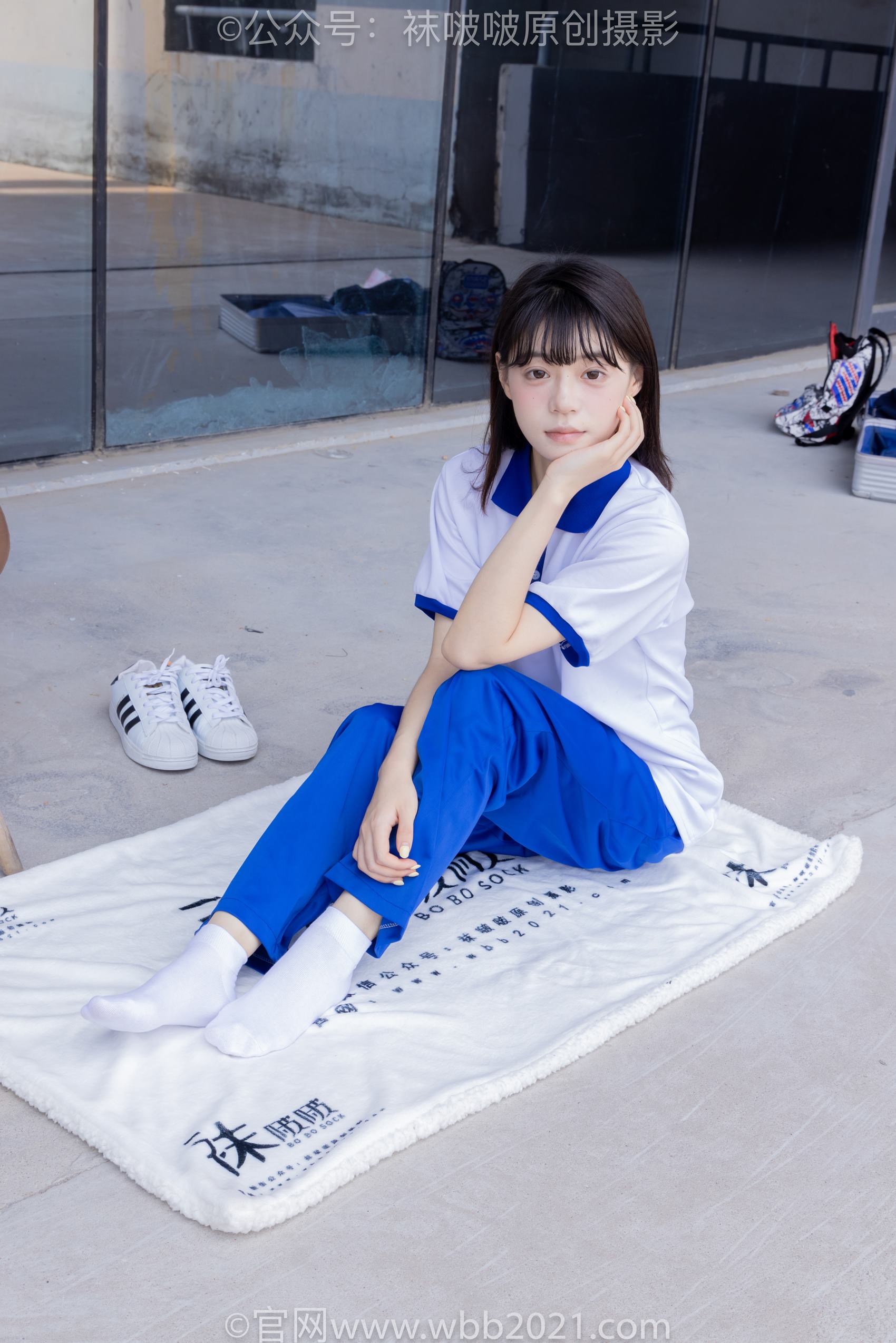 图片[86]-[BoBoSocks袜啵啵]NO.393 糯米-板鞋、白棉袜、裸足、校服[150P] – 速更版-美库