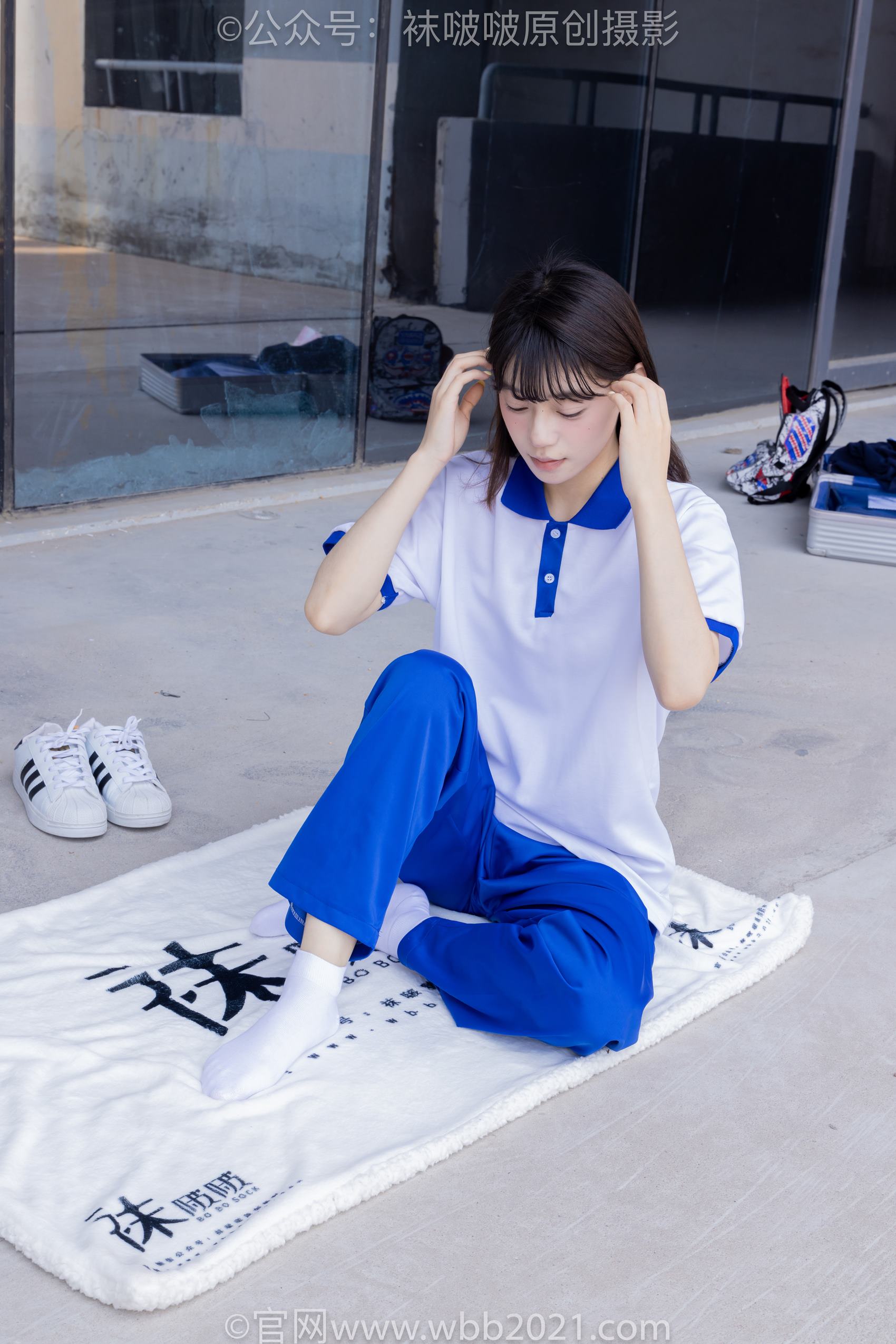 图片[87]-[BoBoSocks袜啵啵]NO.393 糯米-板鞋、白棉袜、裸足、校服[150P] – 速更版-美库