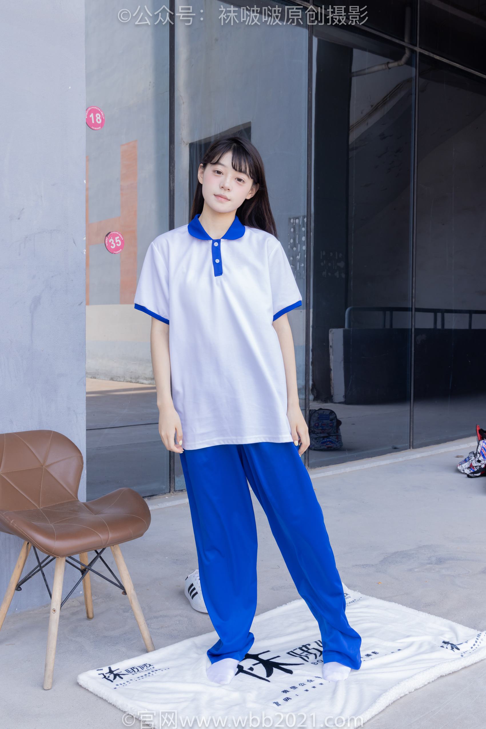 图片[88]-[BoBoSocks袜啵啵]NO.393 糯米-板鞋、白棉袜、裸足、校服[150P] – 速更版-美库