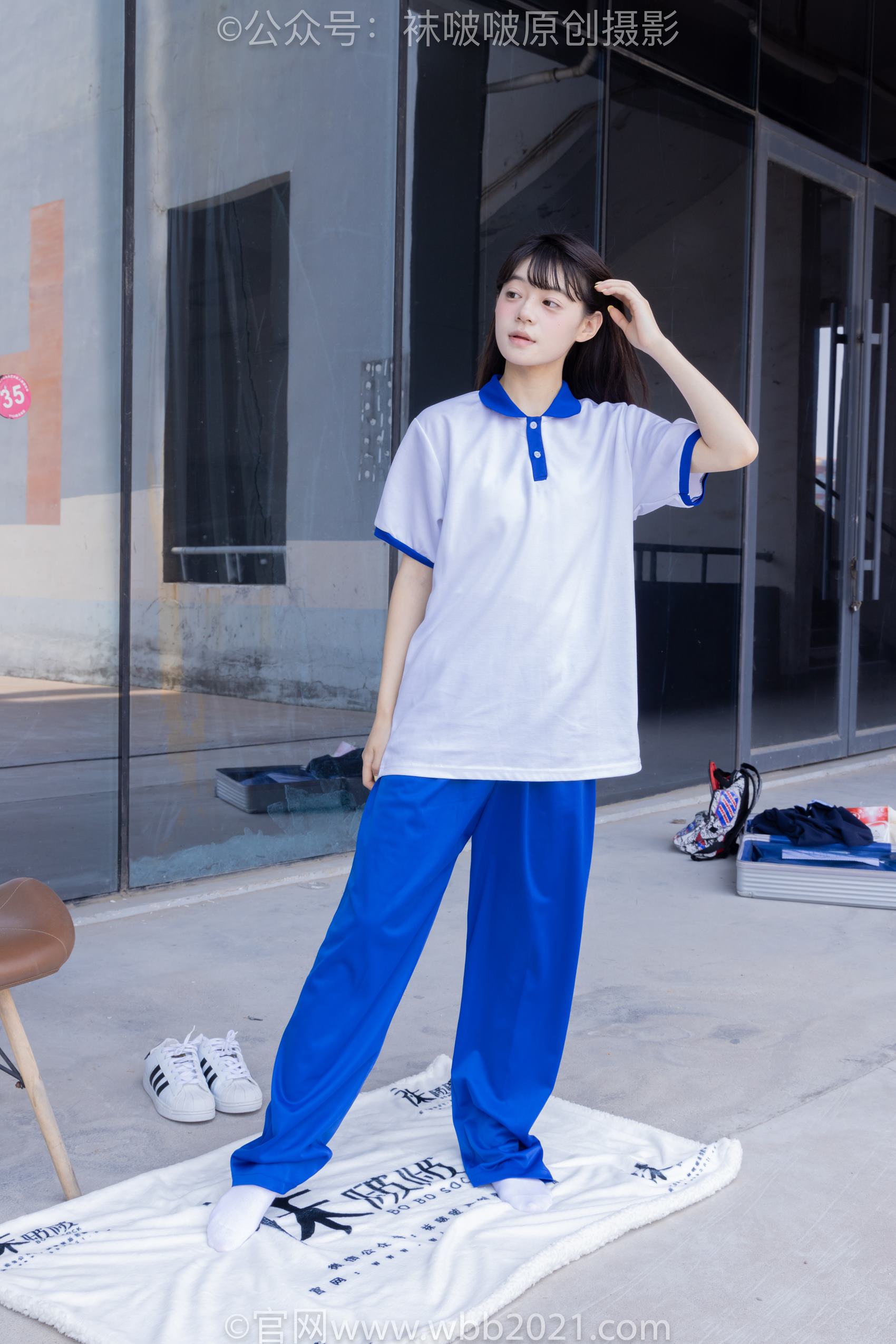 图片[89]-[BoBoSocks袜啵啵]NO.393 糯米-板鞋、白棉袜、裸足、校服[150P] – 速更版-美库