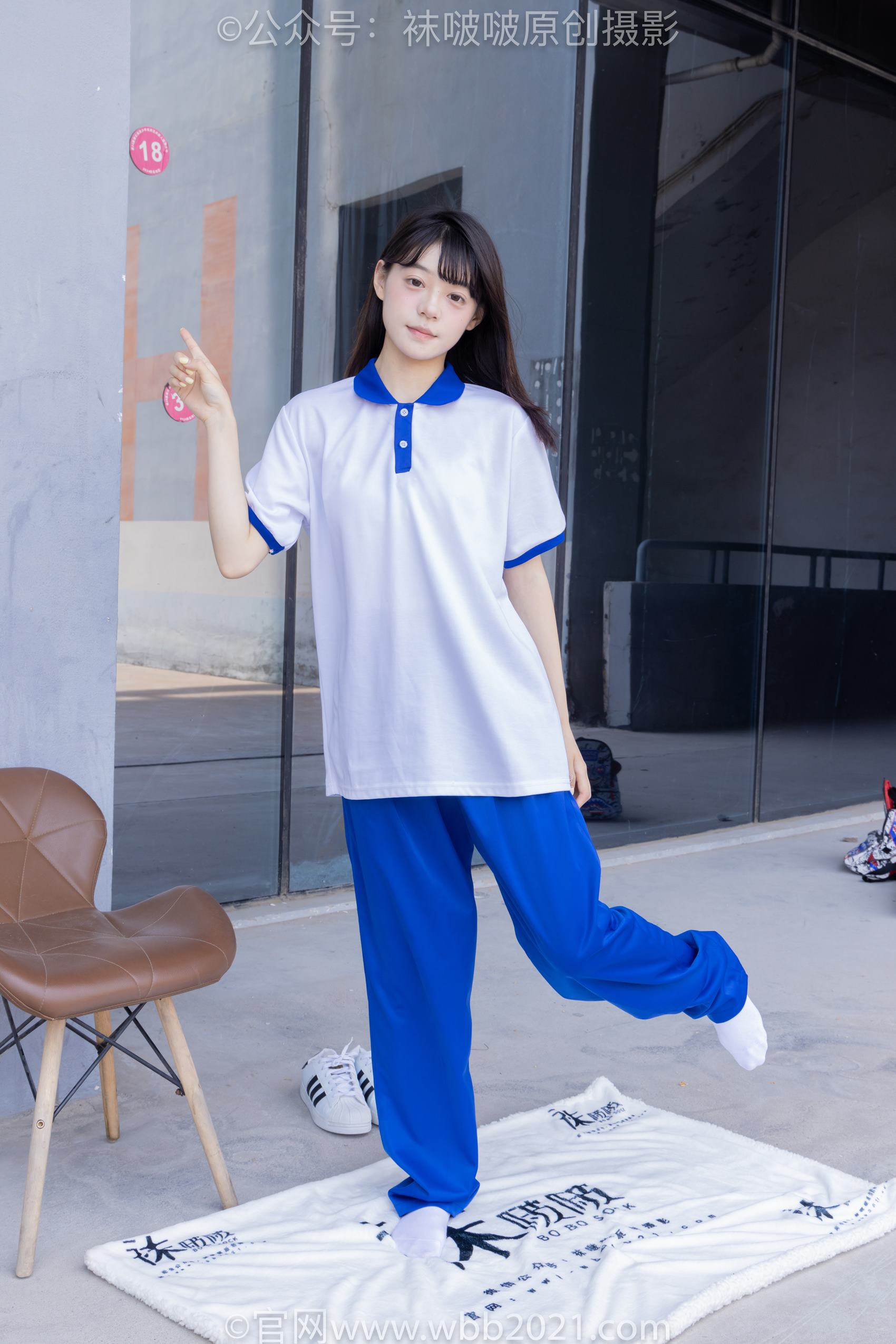 图片[92]-[BoBoSocks袜啵啵]NO.393 糯米-板鞋、白棉袜、裸足、校服[150P] – 速更版-美库