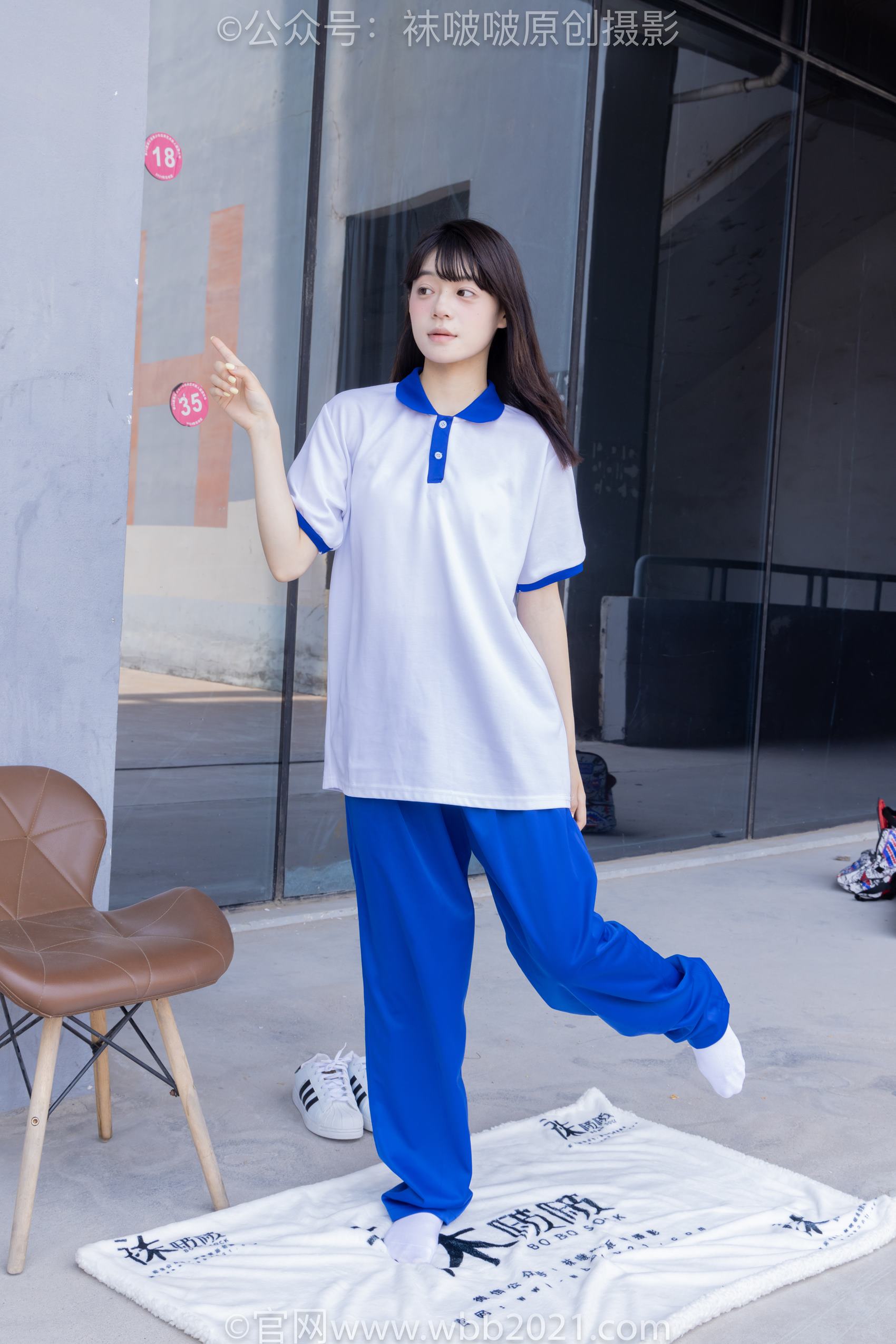 图片[93]-[BoBoSocks袜啵啵]NO.393 糯米-板鞋、白棉袜、裸足、校服[150P] – 速更版-美库