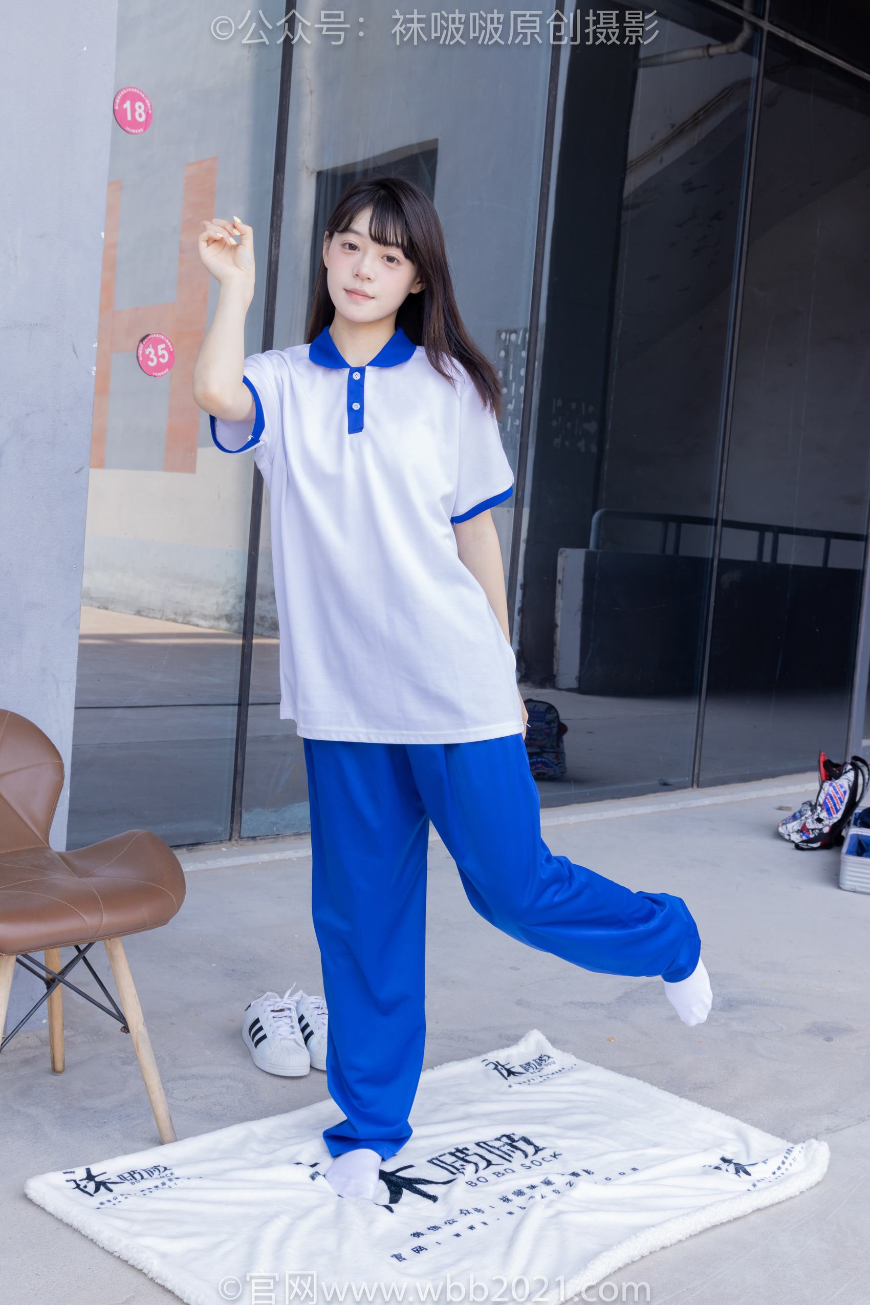 图片[94]-[BoBoSocks袜啵啵]NO.393 糯米-板鞋、白棉袜、裸足、校服[150P] – 速更版-美库