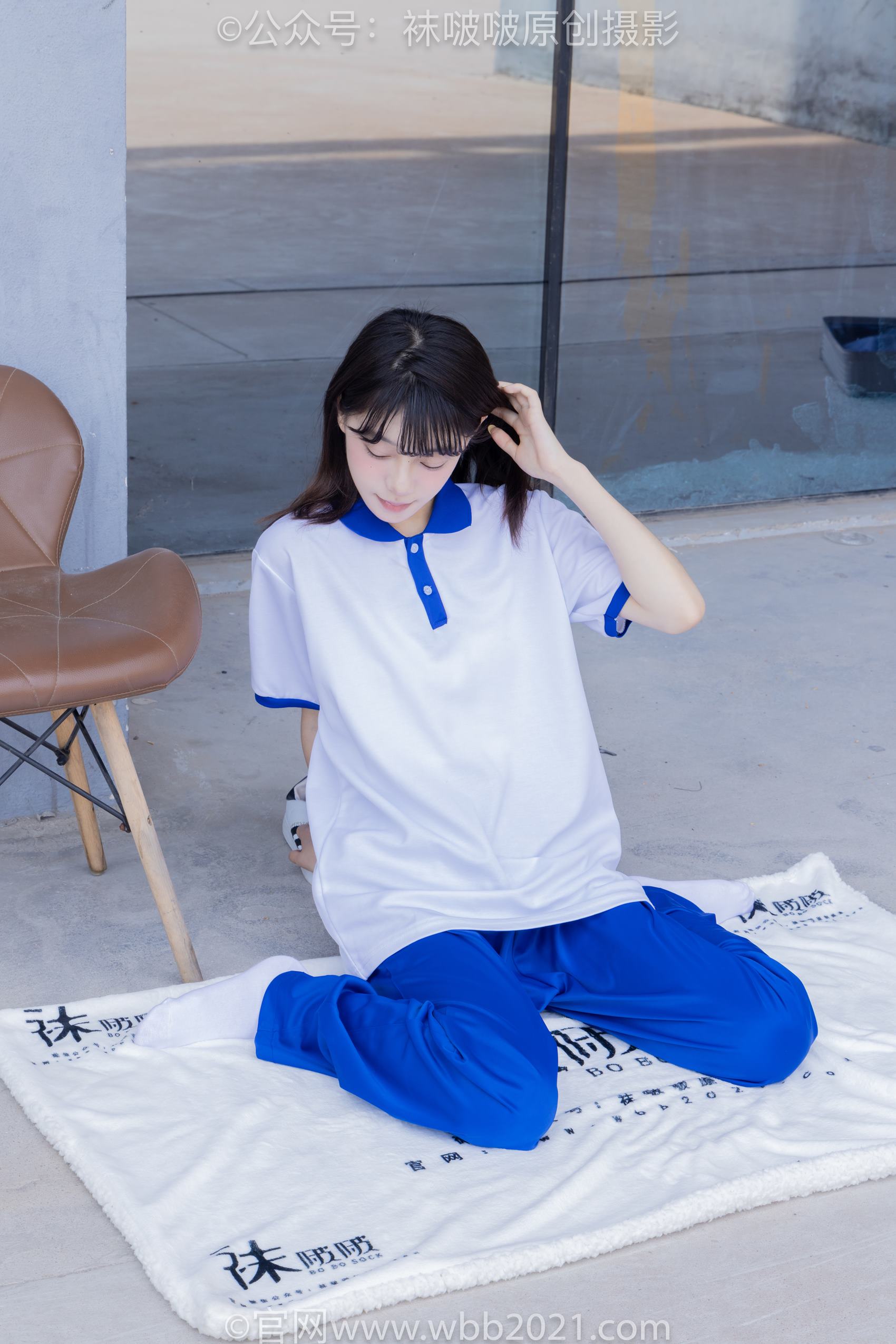 图片[110]-[BoBoSocks袜啵啵]NO.393 糯米-板鞋、白棉袜、裸足、校服[150P] – 速更版-美库