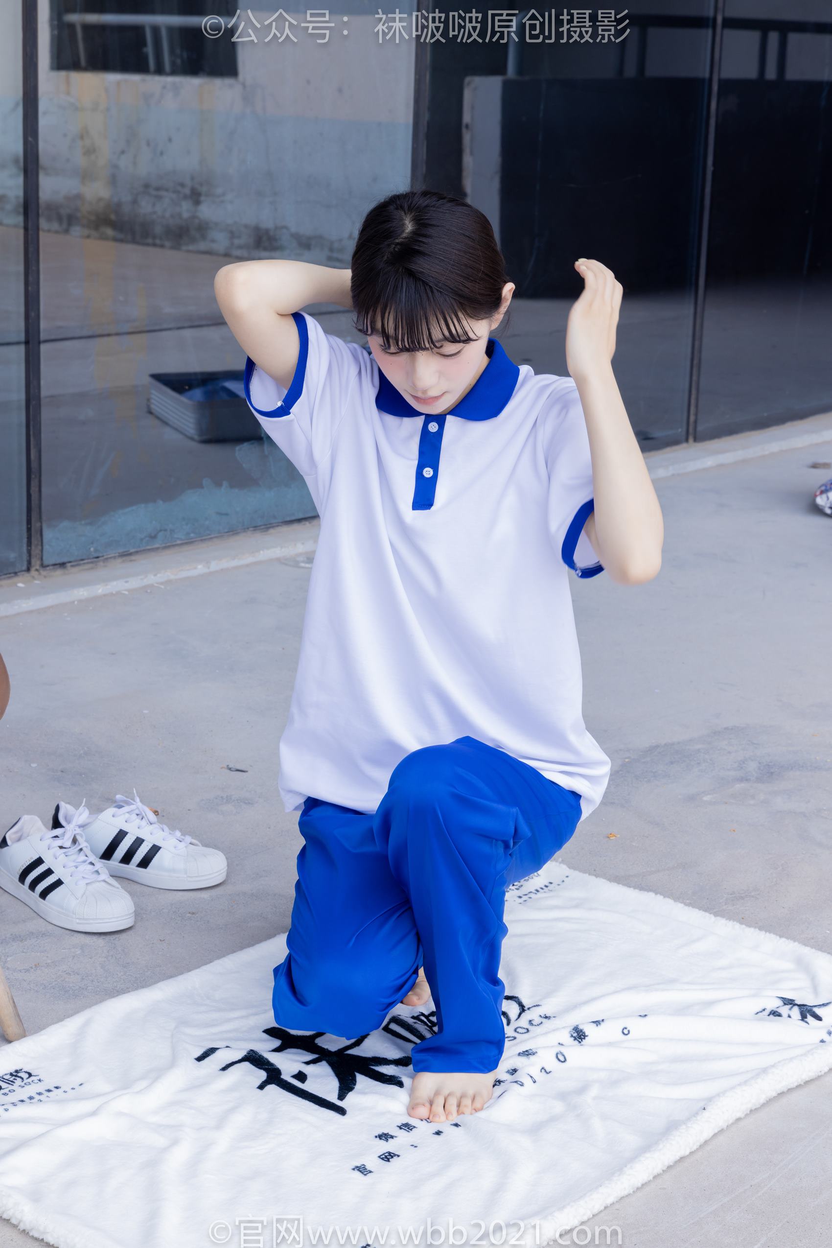 图片[118]-[BoBoSocks袜啵啵]NO.393 糯米-板鞋、白棉袜、裸足、校服[150P] – 速更版-美库
