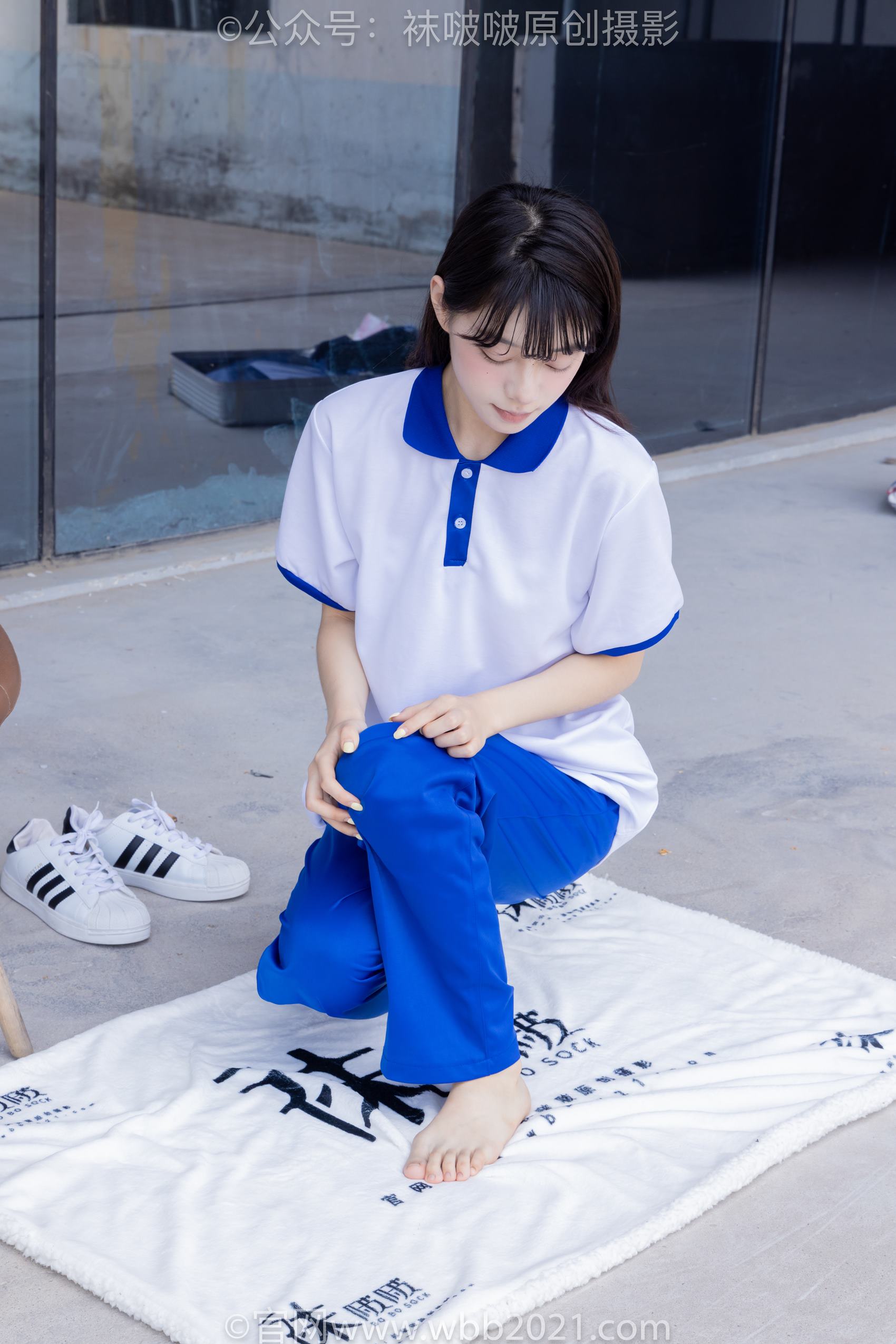 图片[119]-[BoBoSocks袜啵啵]NO.393 糯米-板鞋、白棉袜、裸足、校服[150P] – 速更版-美库
