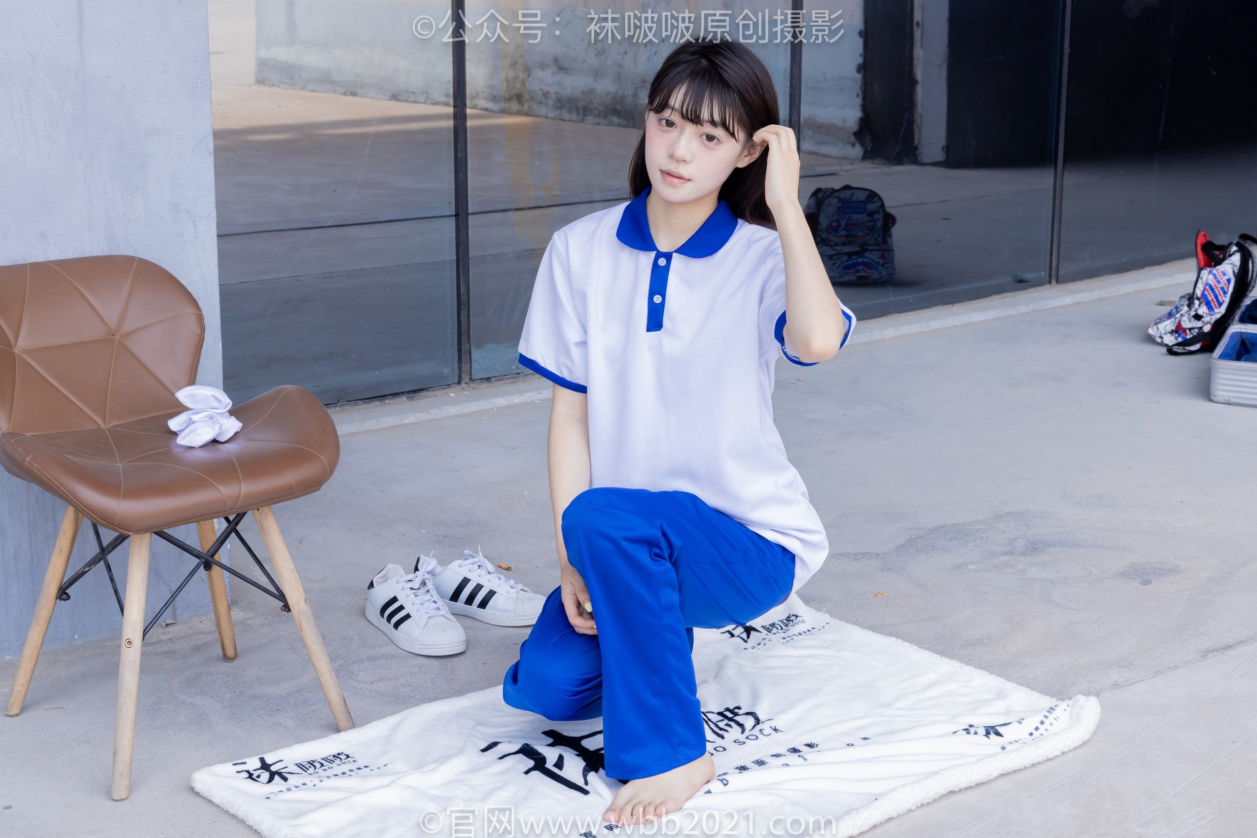 图片[120]-[BoBoSocks袜啵啵]NO.393 糯米-板鞋、白棉袜、裸足、校服[150P] – 速更版-美库