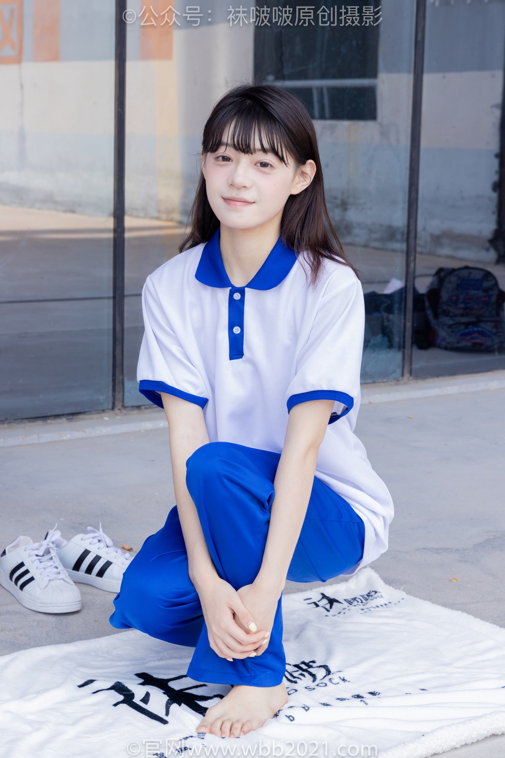 图片[122]-[BoBoSocks袜啵啵]NO.393 糯米-板鞋、白棉袜、裸足、校服[150P] – 速更版-美库