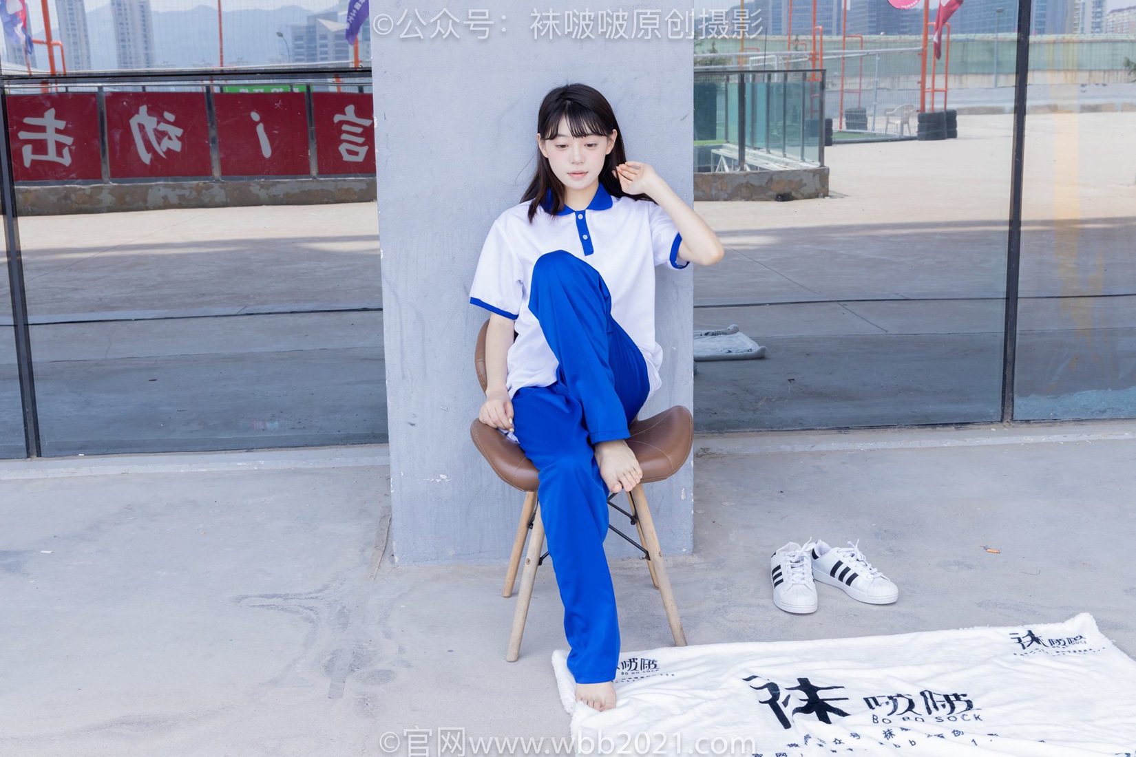 图片[126]-[BoBoSocks袜啵啵]NO.393 糯米-板鞋、白棉袜、裸足、校服[150P] – 速更版-美库