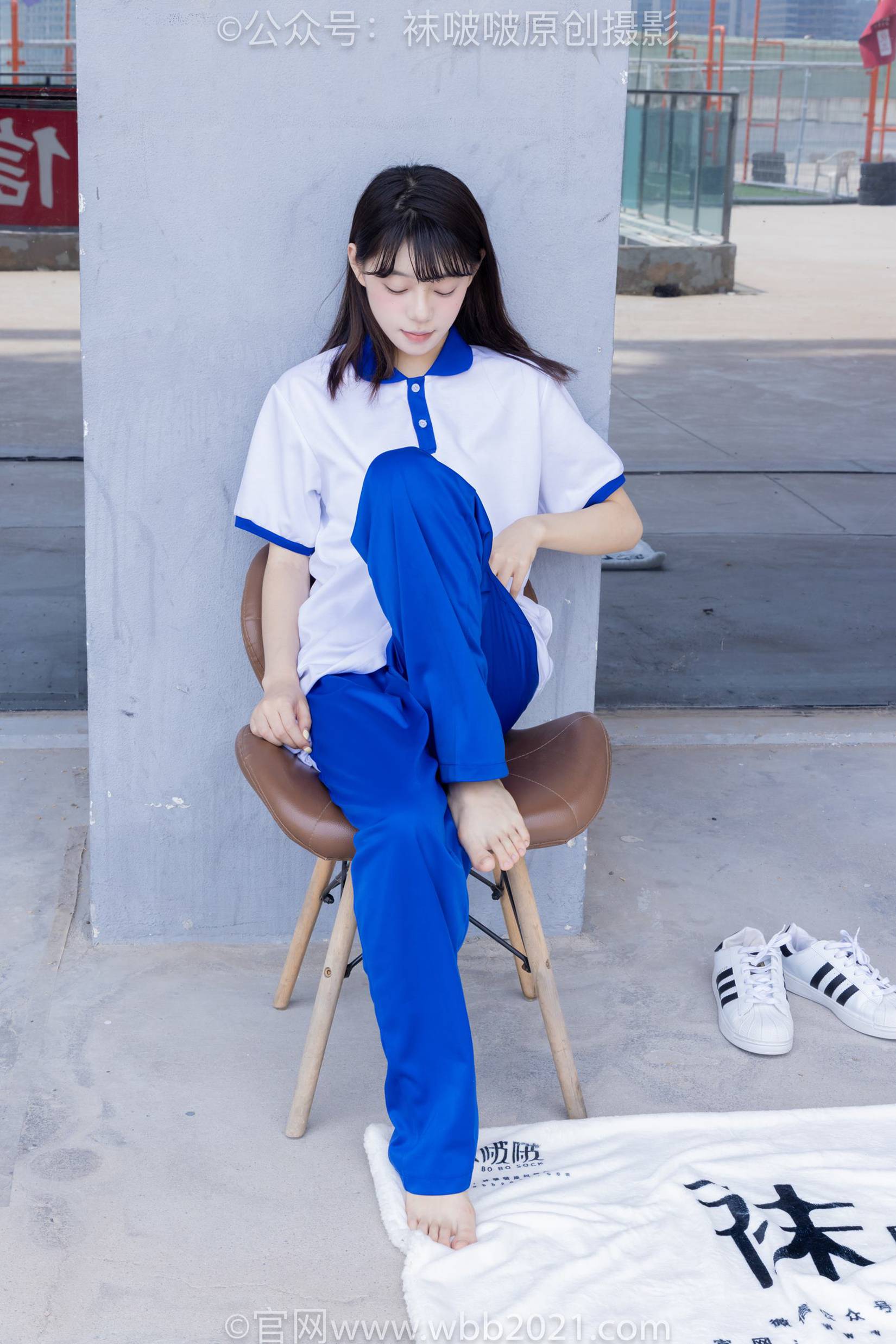 图片[127]-[BoBoSocks袜啵啵]NO.393 糯米-板鞋、白棉袜、裸足、校服[150P] – 速更版-美库