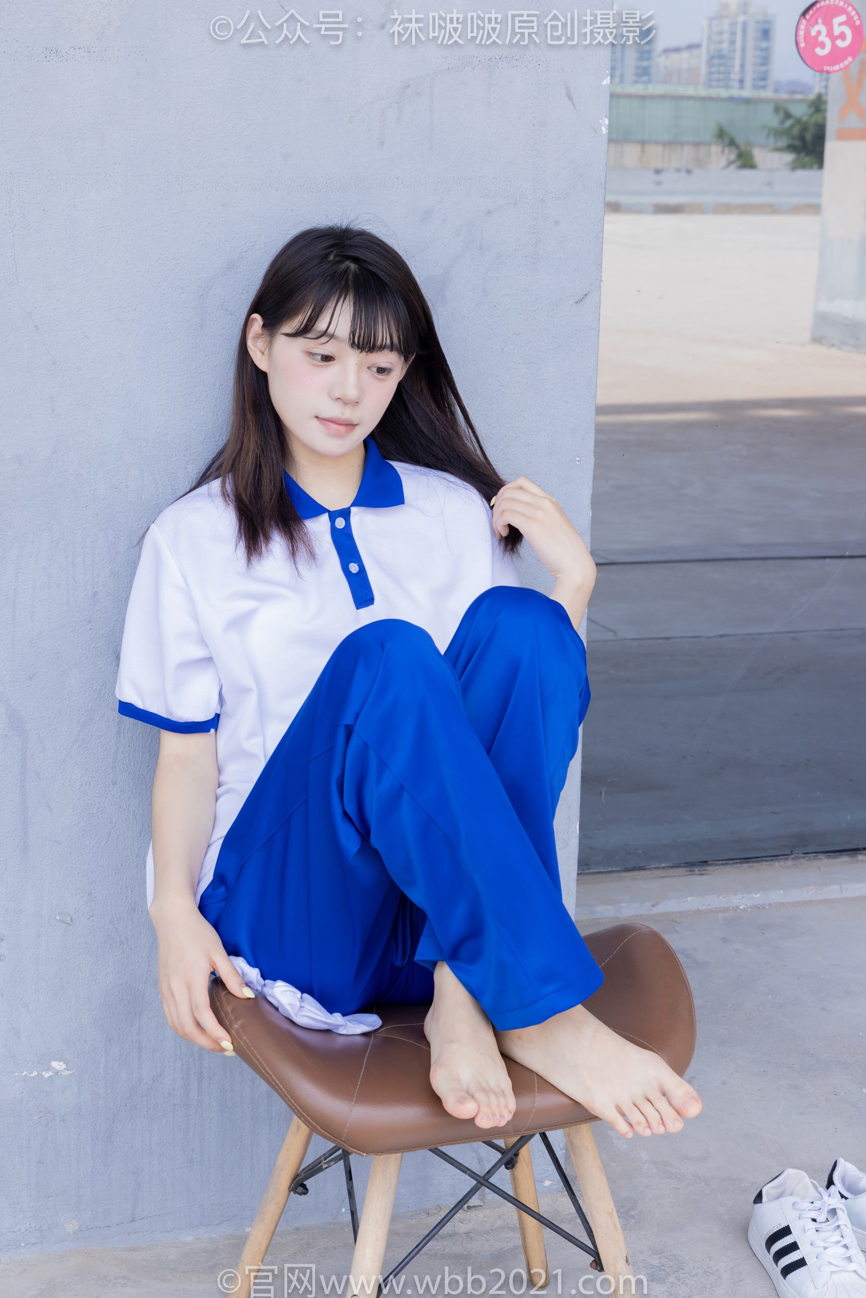 图片[136]-[BoBoSocks袜啵啵]NO.393 糯米-板鞋、白棉袜、裸足、校服[150P] – 速更版-美库