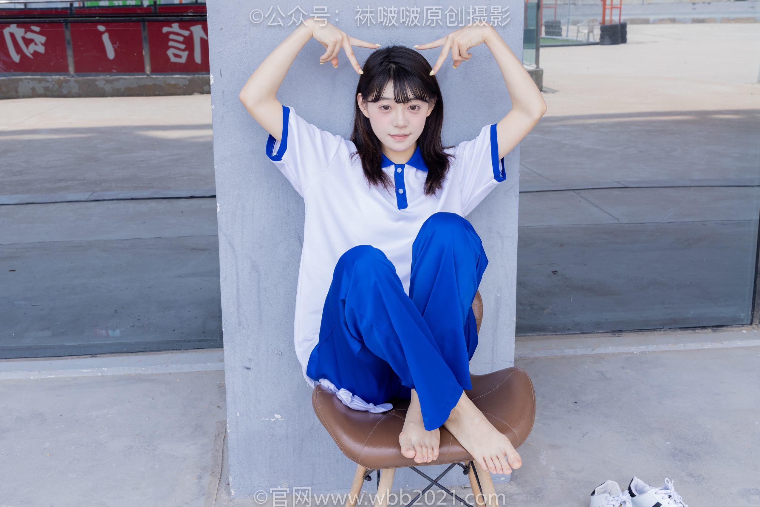 图片[139]-[BoBoSocks袜啵啵]NO.393 糯米-板鞋、白棉袜、裸足、校服[150P] – 速更版-美库