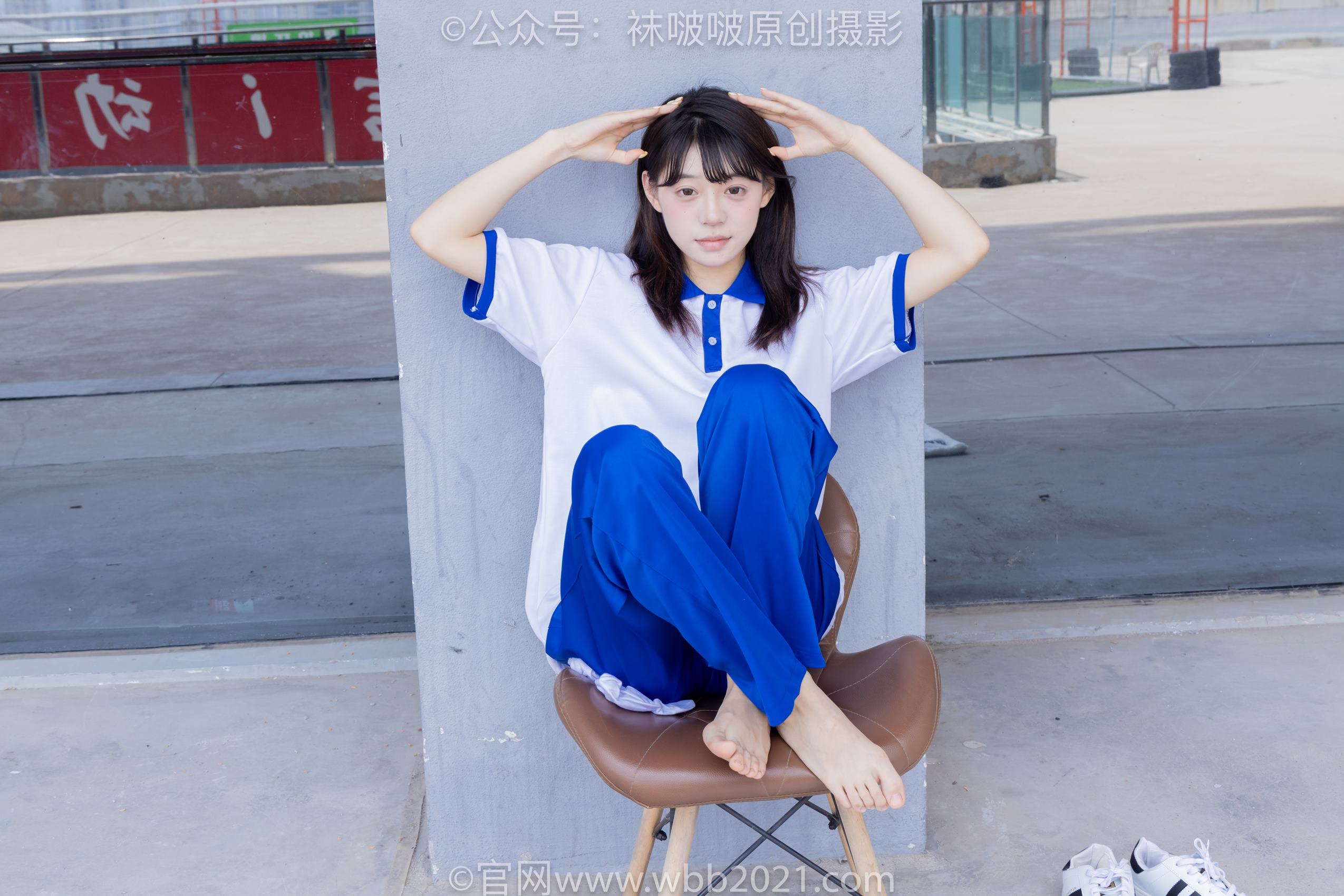 图片[140]-[BoBoSocks袜啵啵]NO.393 糯米-板鞋、白棉袜、裸足、校服[150P] – 速更版-美库