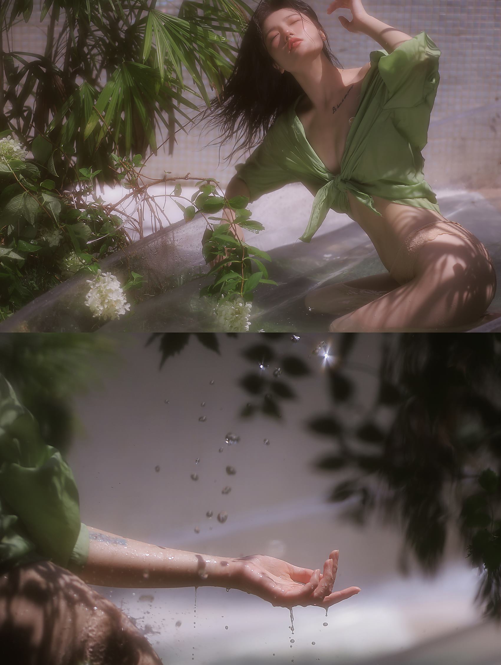 图片[12]-桃良阿宅 – 绿意[12P] – 速更版-美库