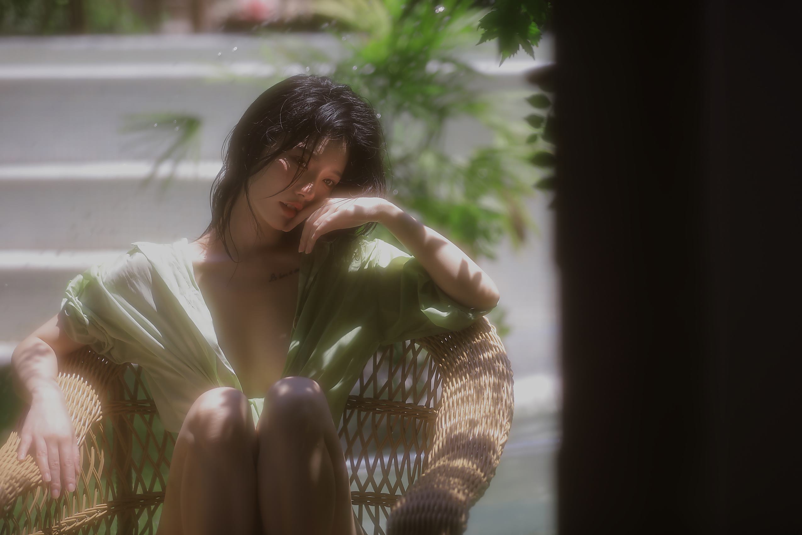 图片[13]-桃良阿宅 – 绿意[12P] – 速更版-美库