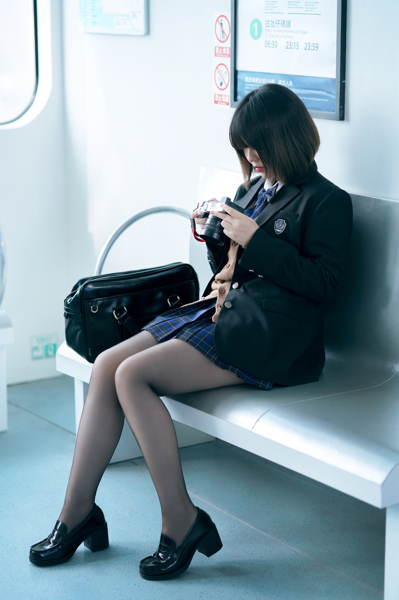 图片[19]-半半子 – 彼女の制服[58P] – 速更版-美库