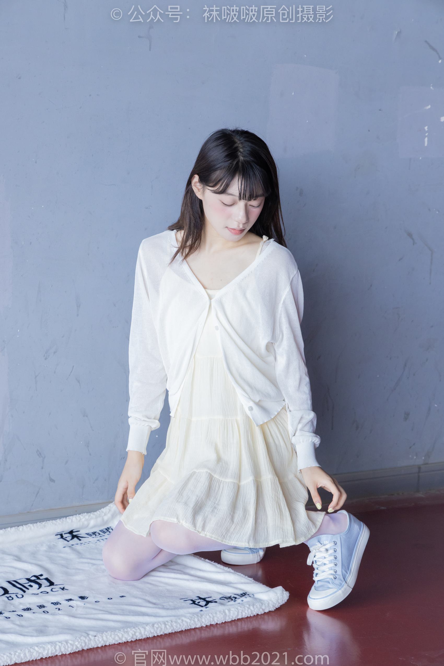 图片[17]-[BoBoSocks袜啵啵]NO.395 糯米-板鞋、白丝[145P] – 速更版-美库