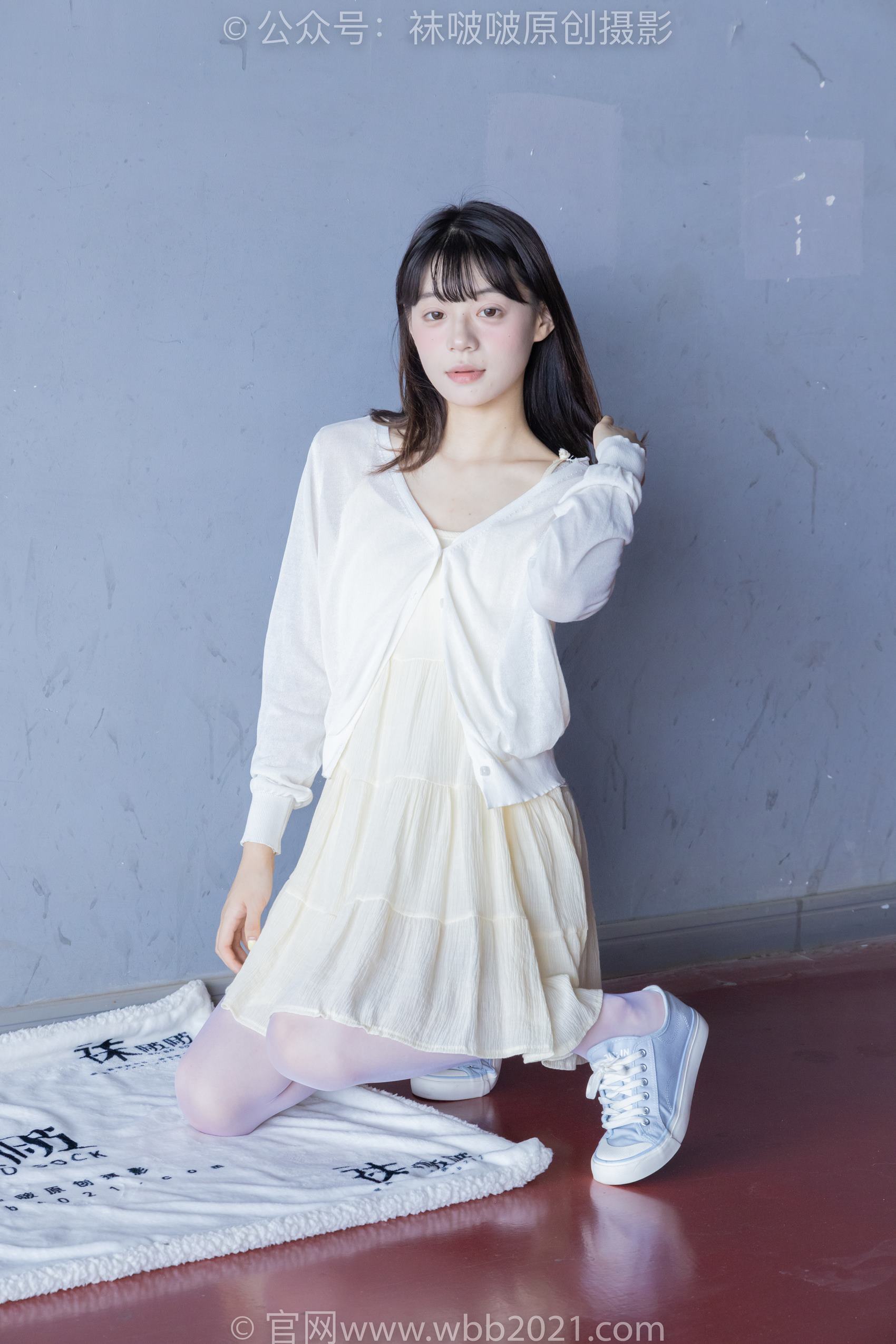 图片[18]-[BoBoSocks袜啵啵]NO.395 糯米-板鞋、白丝[145P] – 速更版-美库