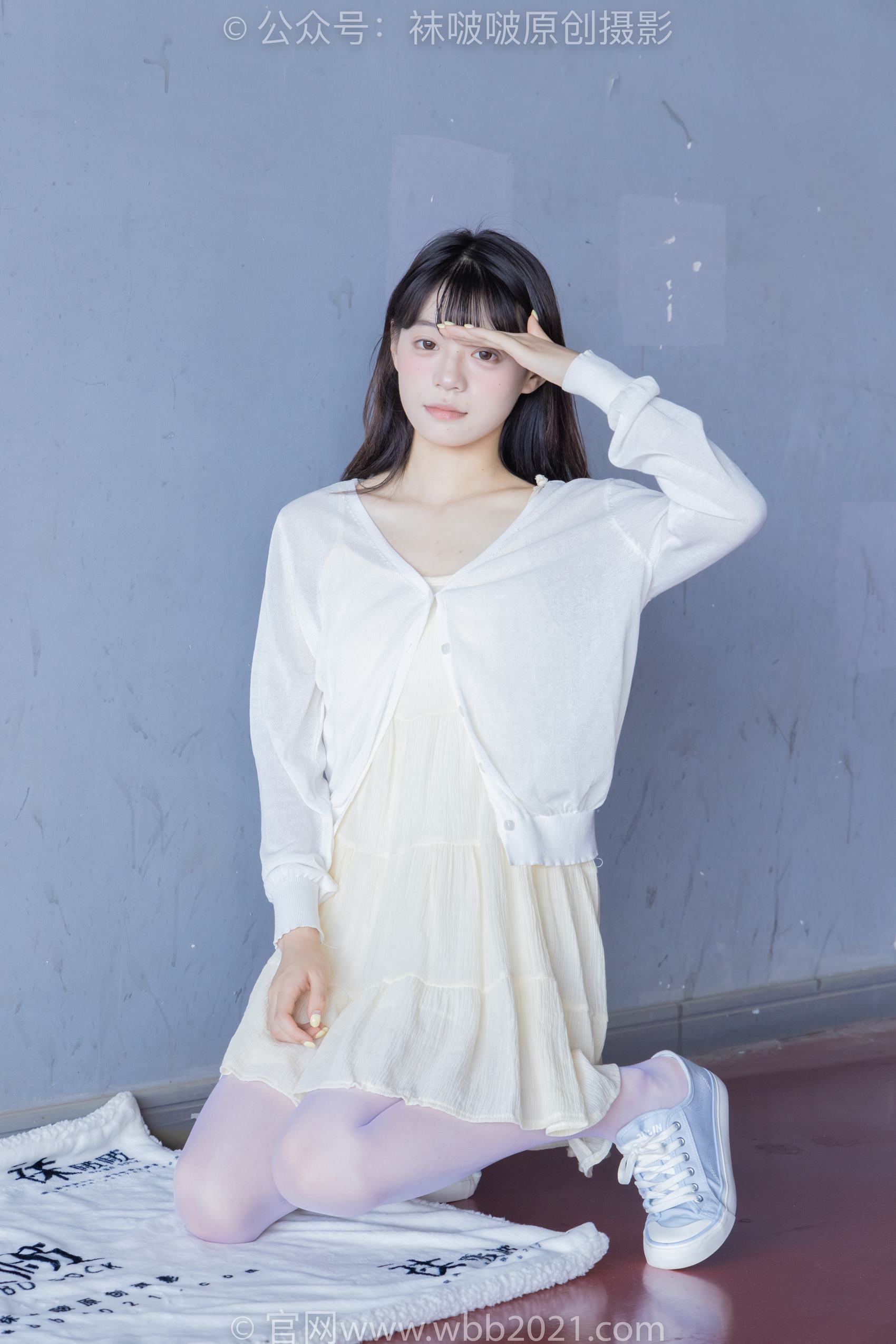 图片[20]-[BoBoSocks袜啵啵]NO.395 糯米-板鞋、白丝[145P] – 速更版-美库