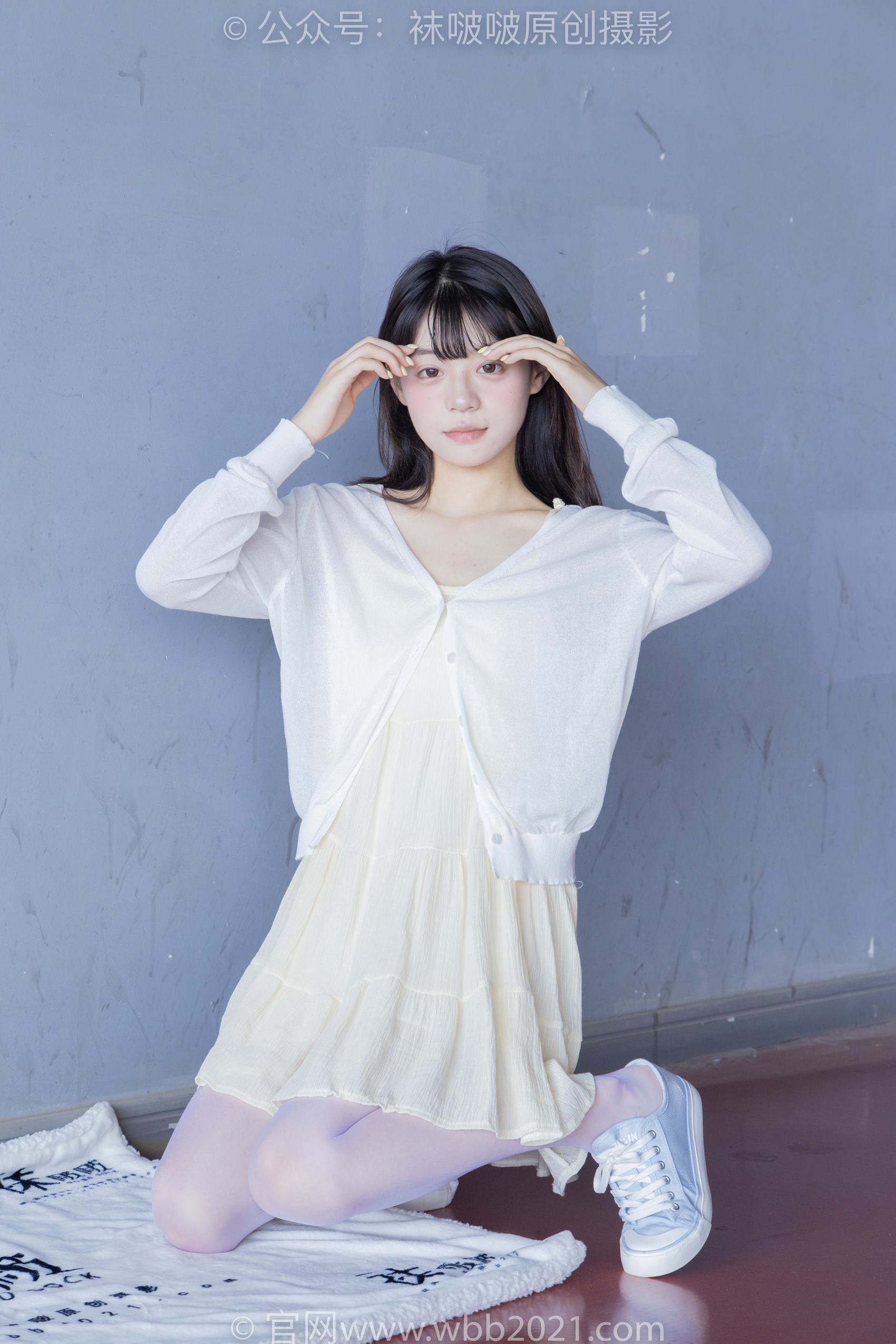 图片[21]-[BoBoSocks袜啵啵]NO.395 糯米-板鞋、白丝[145P] – 速更版-美库