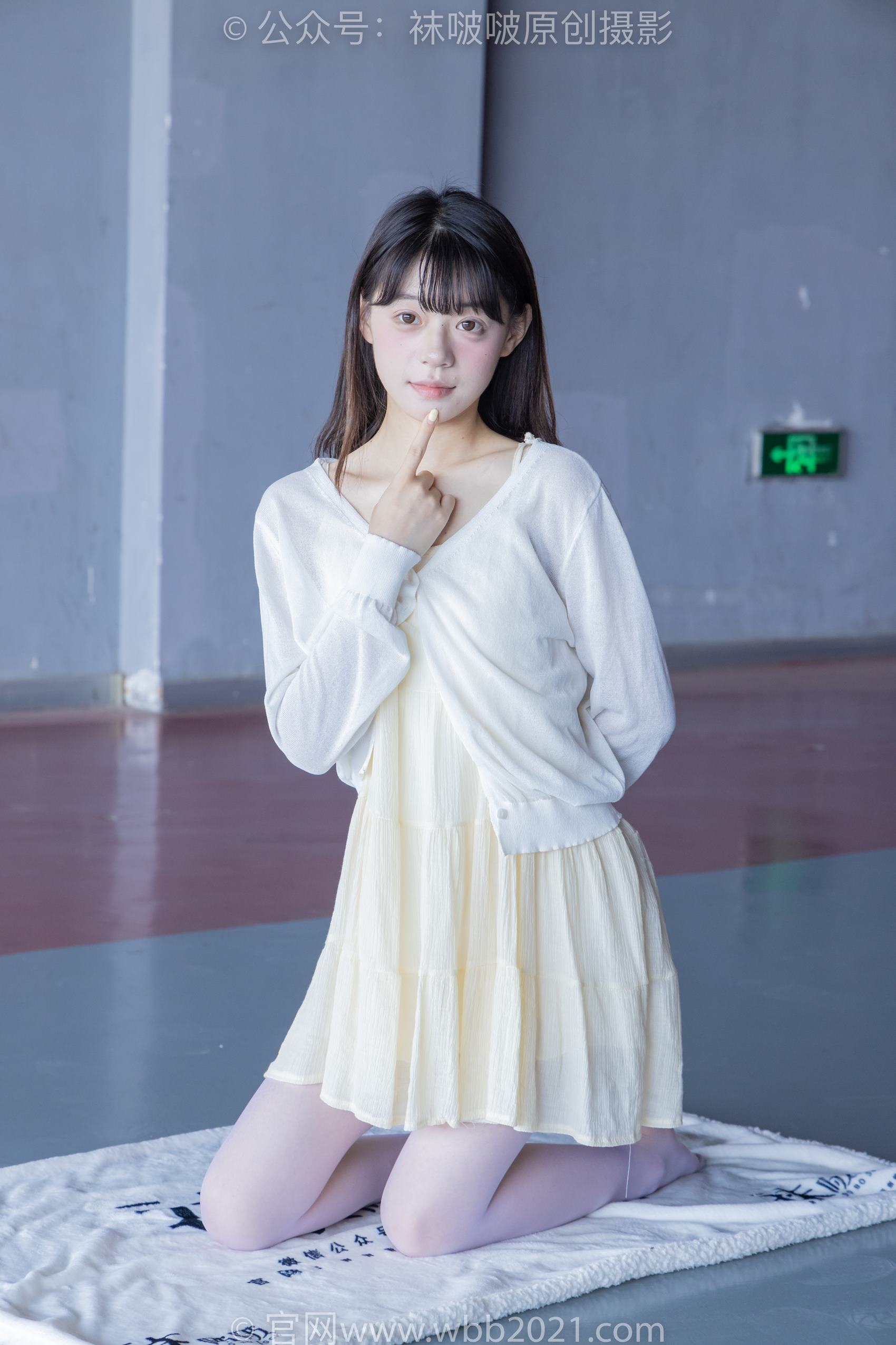 图片[110]-[BoBoSocks袜啵啵]NO.395 糯米-板鞋、白丝[145P] – 速更版-美库