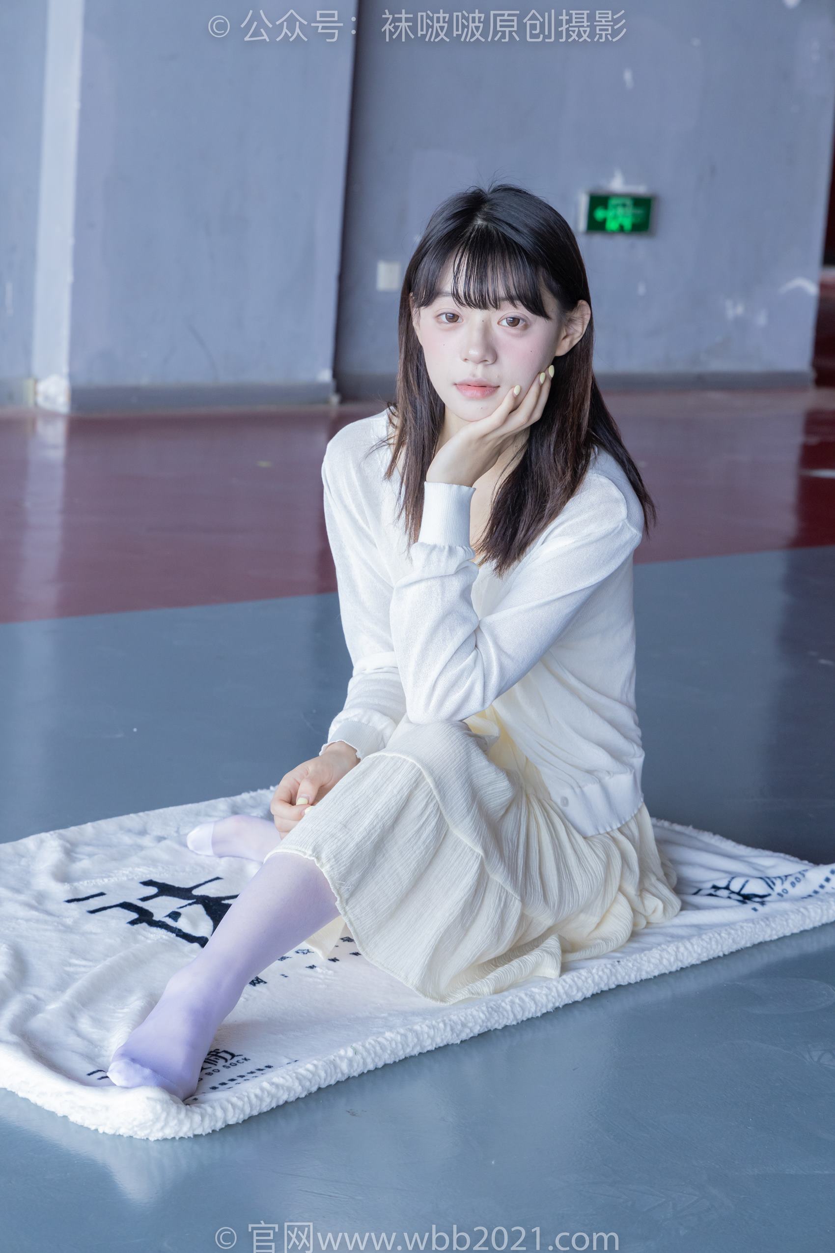 图片[125]-[BoBoSocks袜啵啵]NO.395 糯米-板鞋、白丝[145P] – 速更版-美库