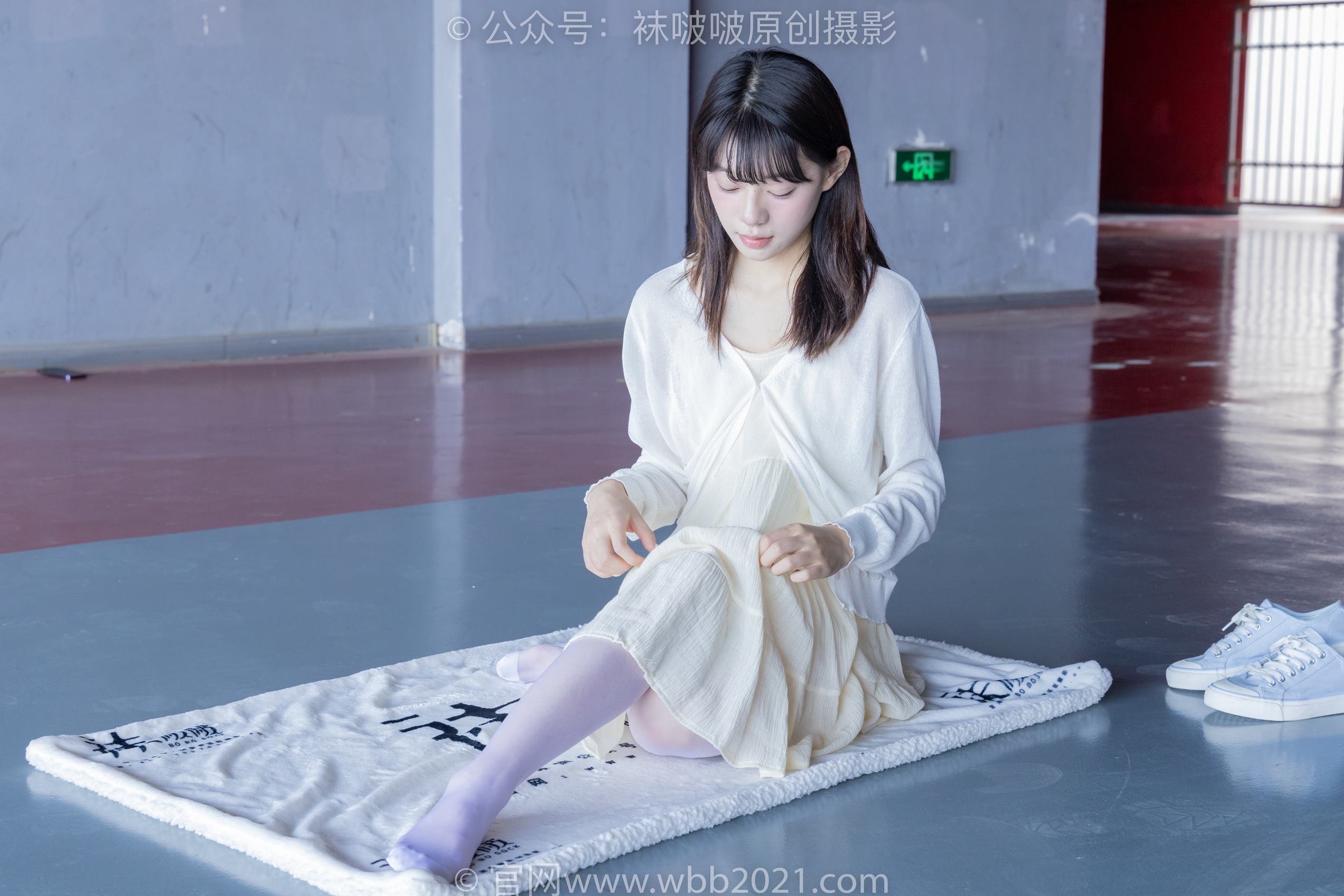 图片[126]-[BoBoSocks袜啵啵]NO.395 糯米-板鞋、白丝[145P] – 速更版-美库