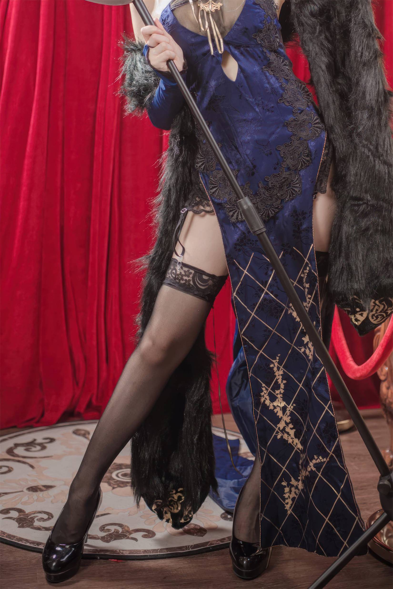 图片[46]-Coser衣衣  碧蓝航线 柴郡旗袍[57P] – 速更版-美库