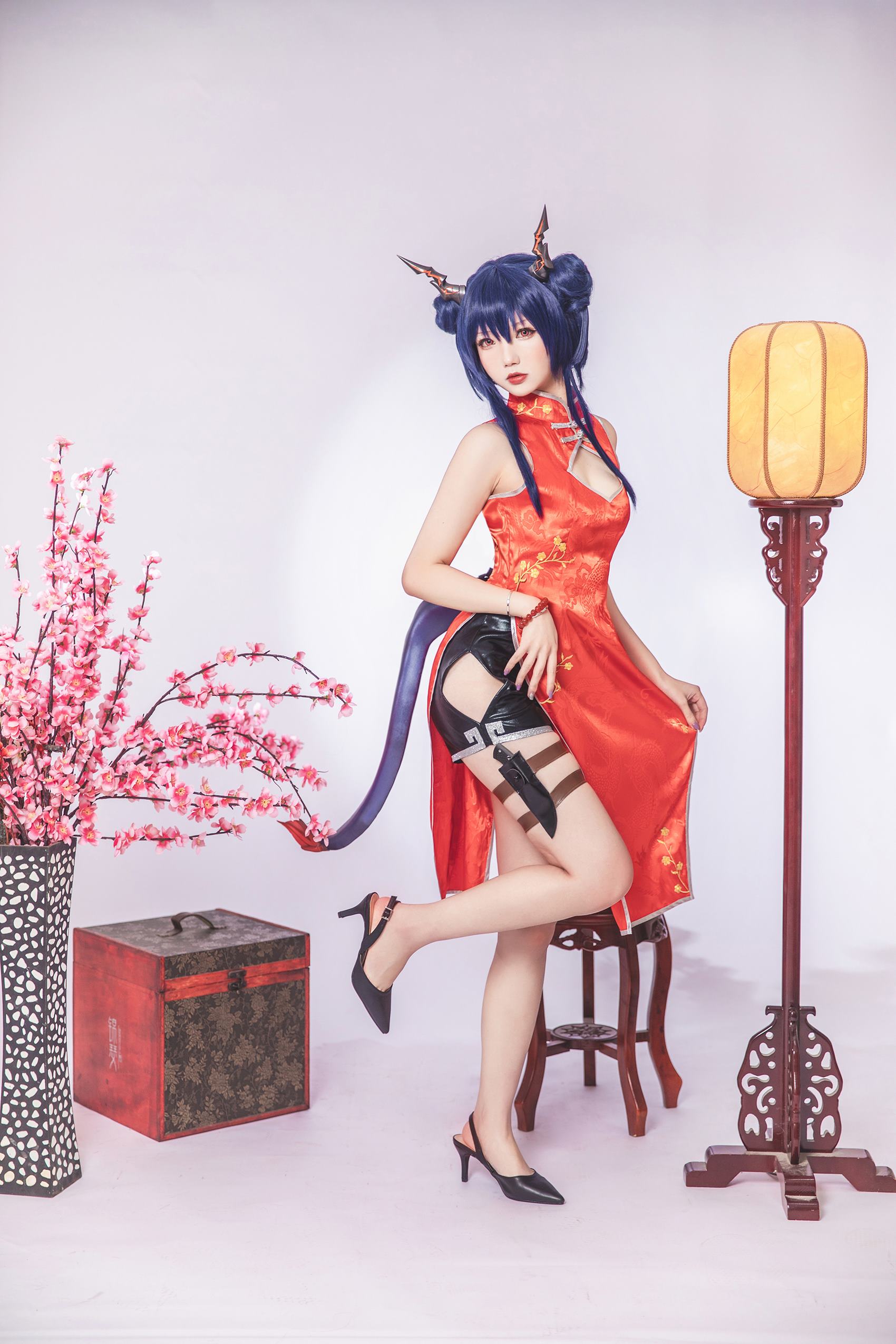 图片[11]-雪晴Astra  – 明日方舟 陈 旗袍[17P] – 速更版-美库