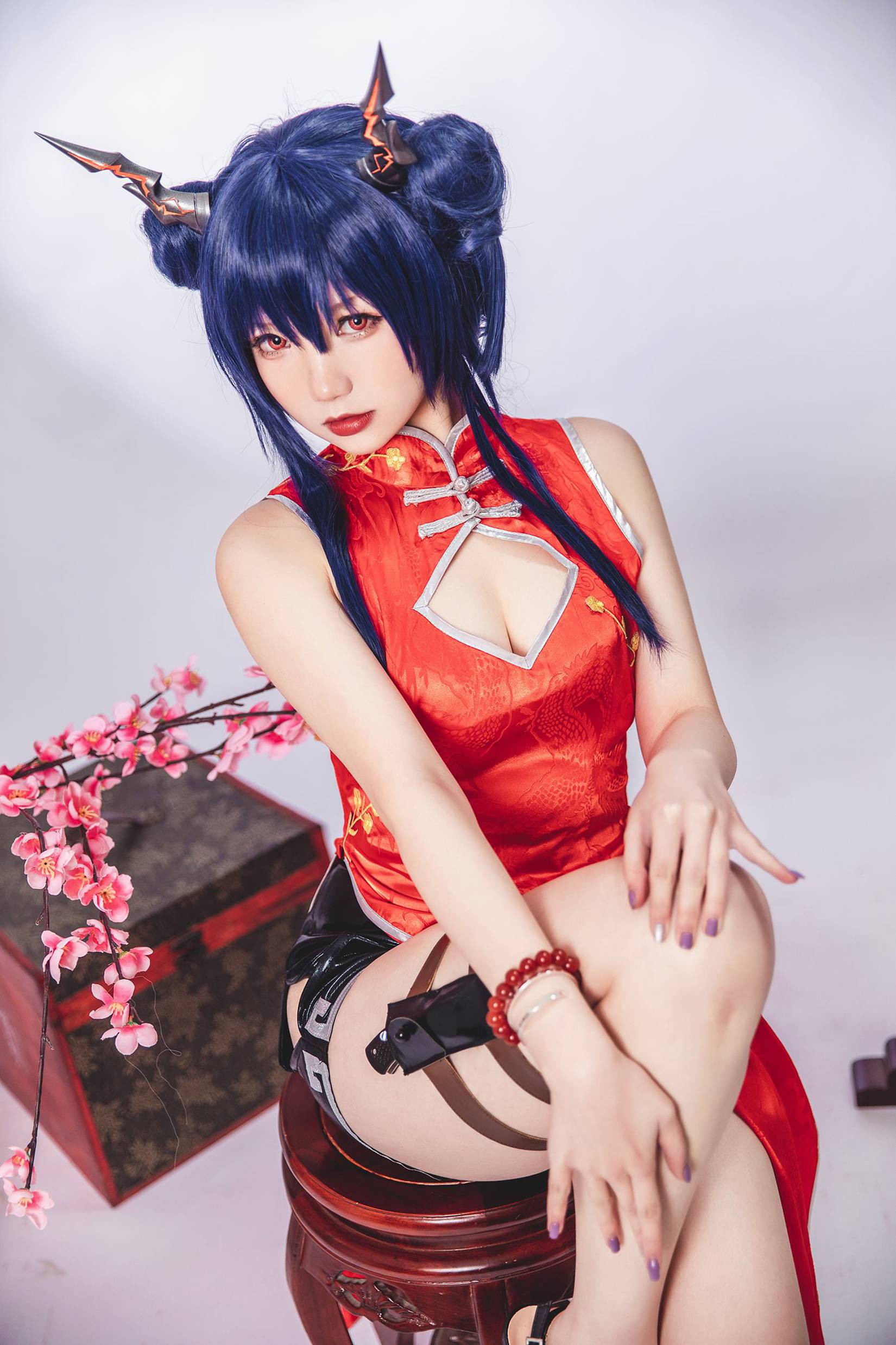 图片[16]-雪晴Astra  – 明日方舟 陈 旗袍[17P] – 速更版-美库