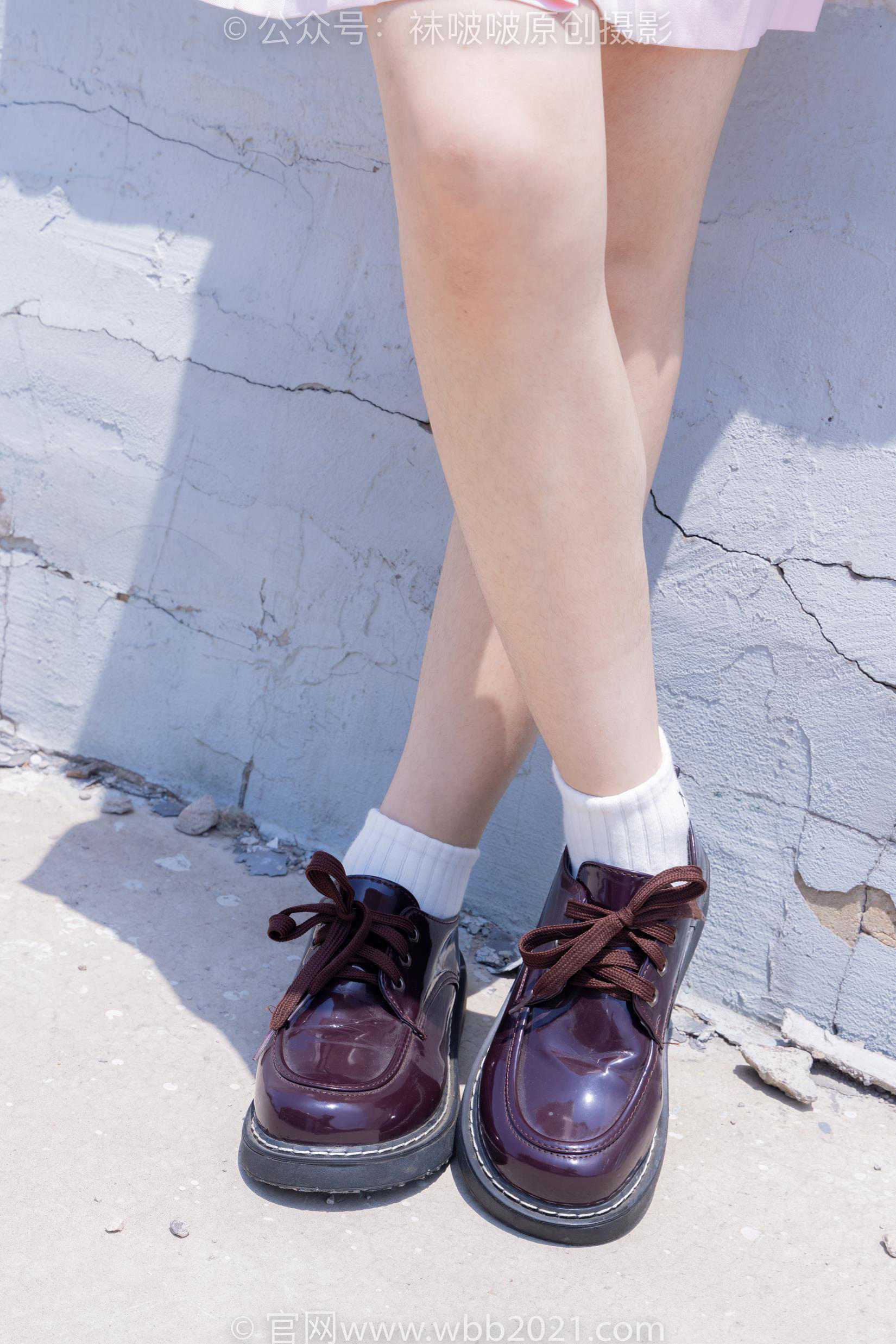 图片[10]-[BoBoSocks袜啵啵]NO.399 糯米-皮鞋、白棉袜、jk制服[145P] – 速更版-美库