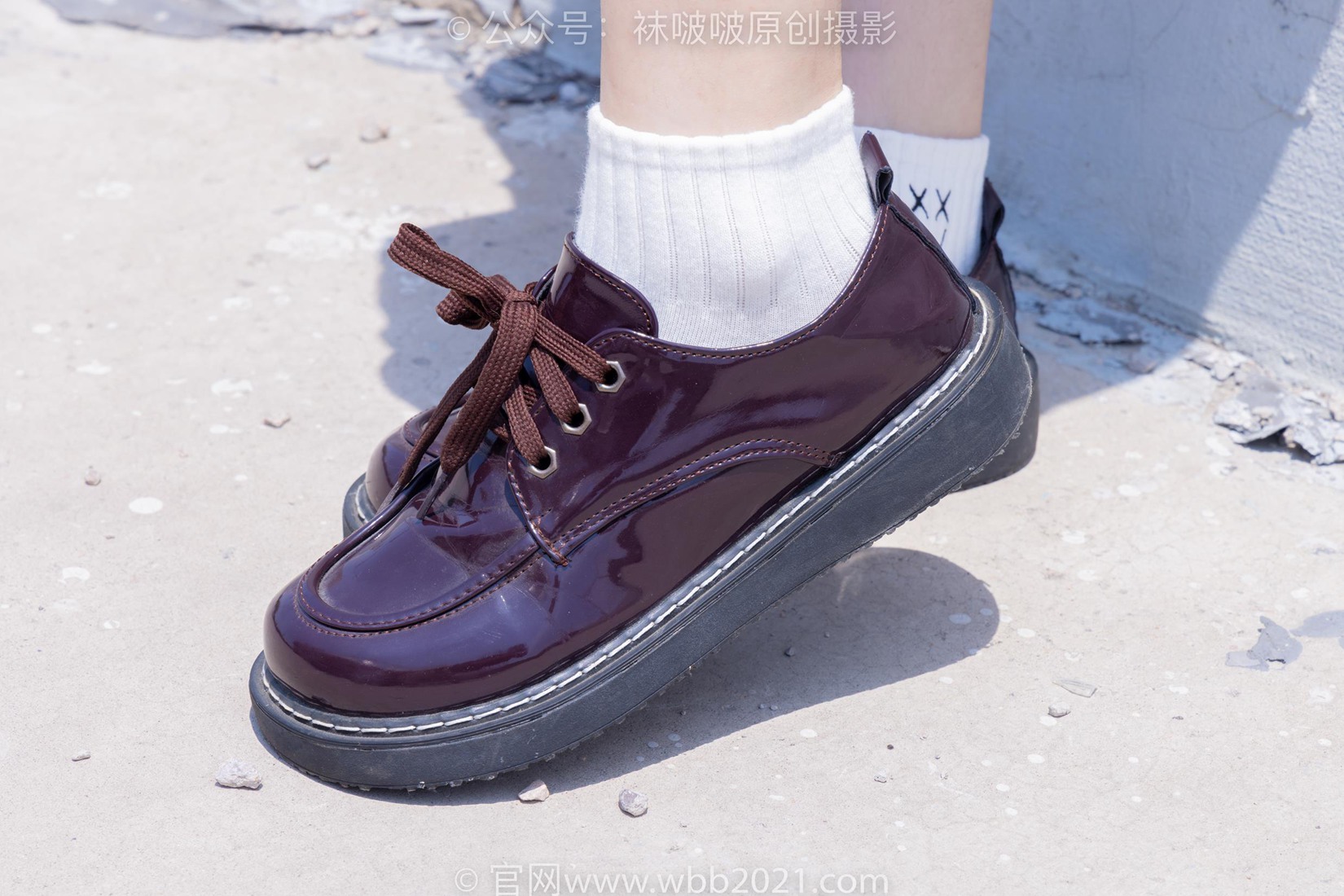 图片[11]-[BoBoSocks袜啵啵]NO.399 糯米-皮鞋、白棉袜、jk制服[145P] – 速更版-美库