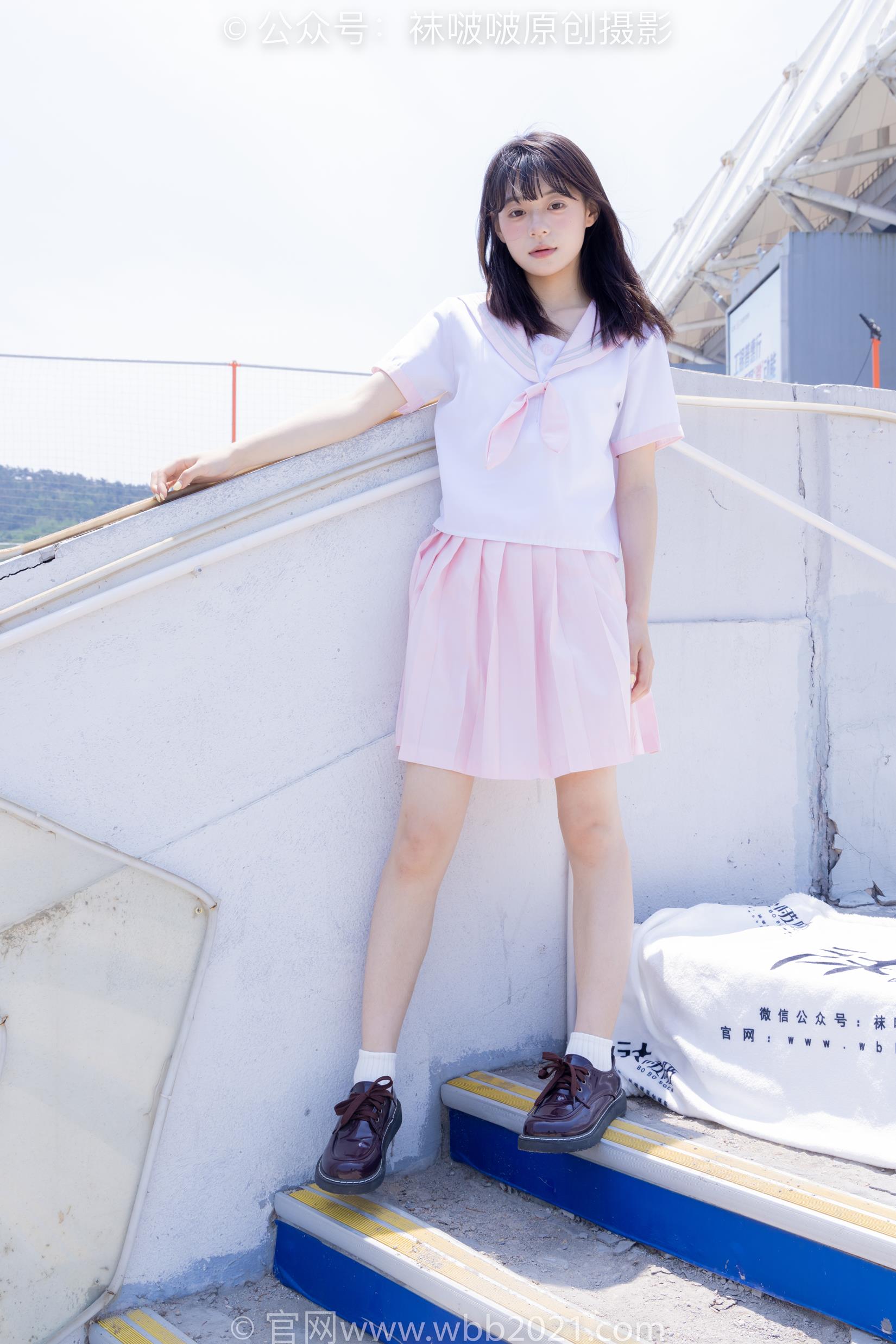 图片[14]-[BoBoSocks袜啵啵]NO.399 糯米-皮鞋、白棉袜、jk制服[145P] – 速更版-美库