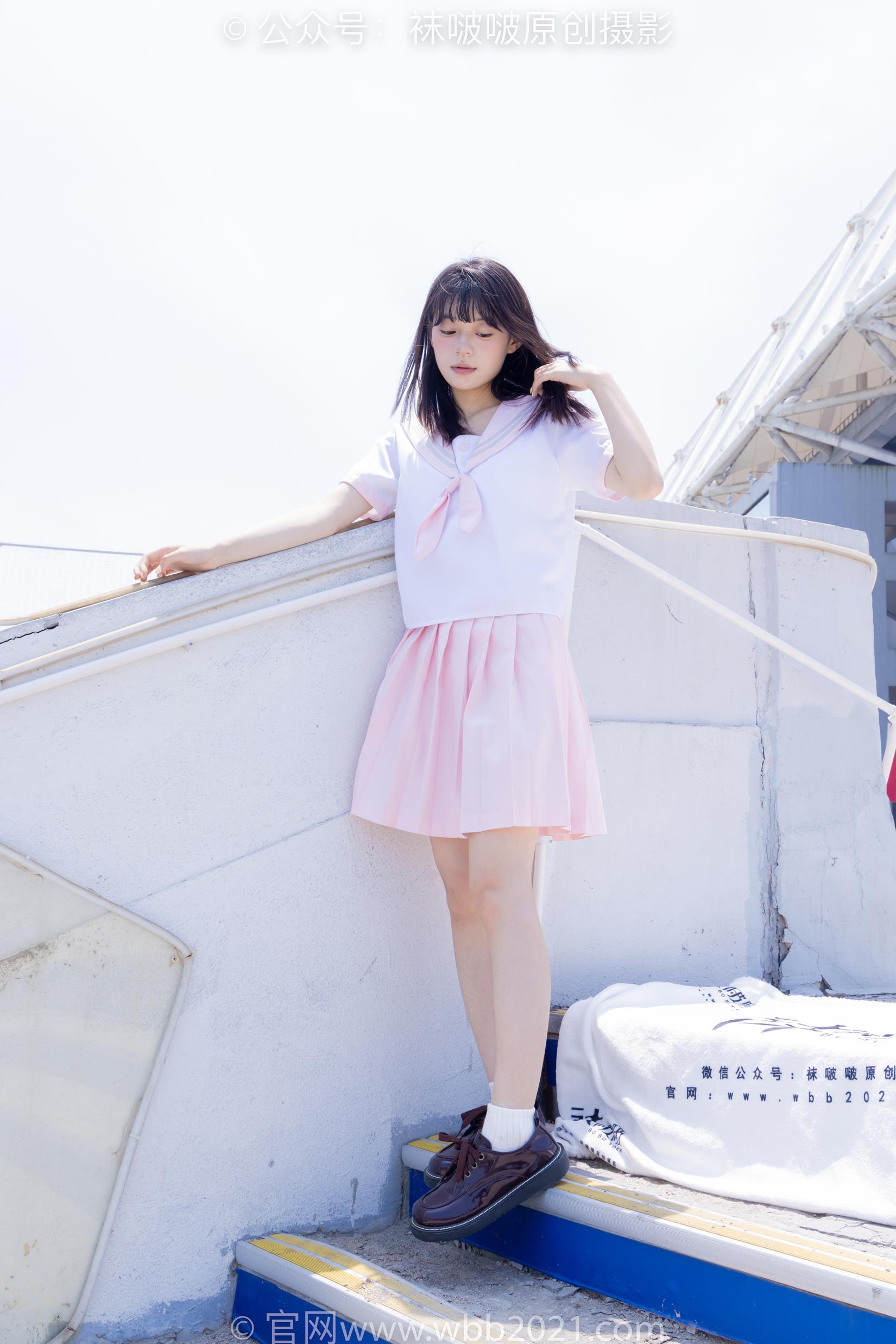 图片[15]-[BoBoSocks袜啵啵]NO.399 糯米-皮鞋、白棉袜、jk制服[145P] – 速更版-美库