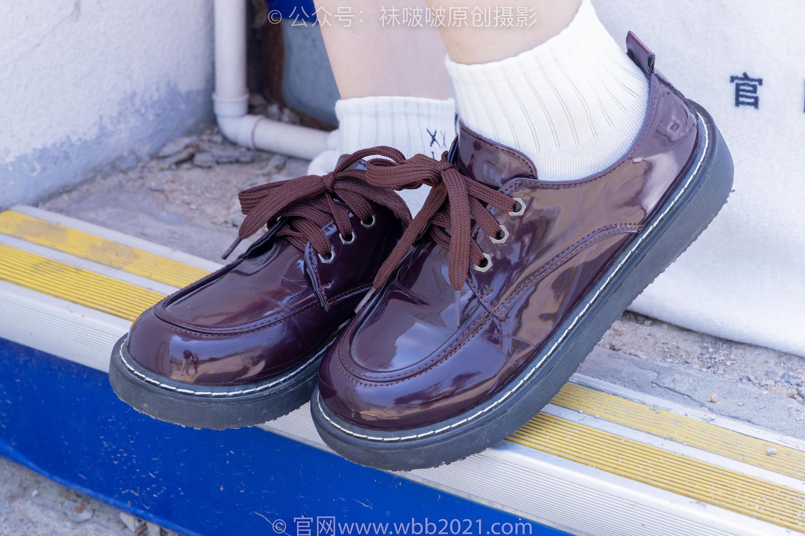 图片[22]-[BoBoSocks袜啵啵]NO.399 糯米-皮鞋、白棉袜、jk制服[145P] – 速更版-美库