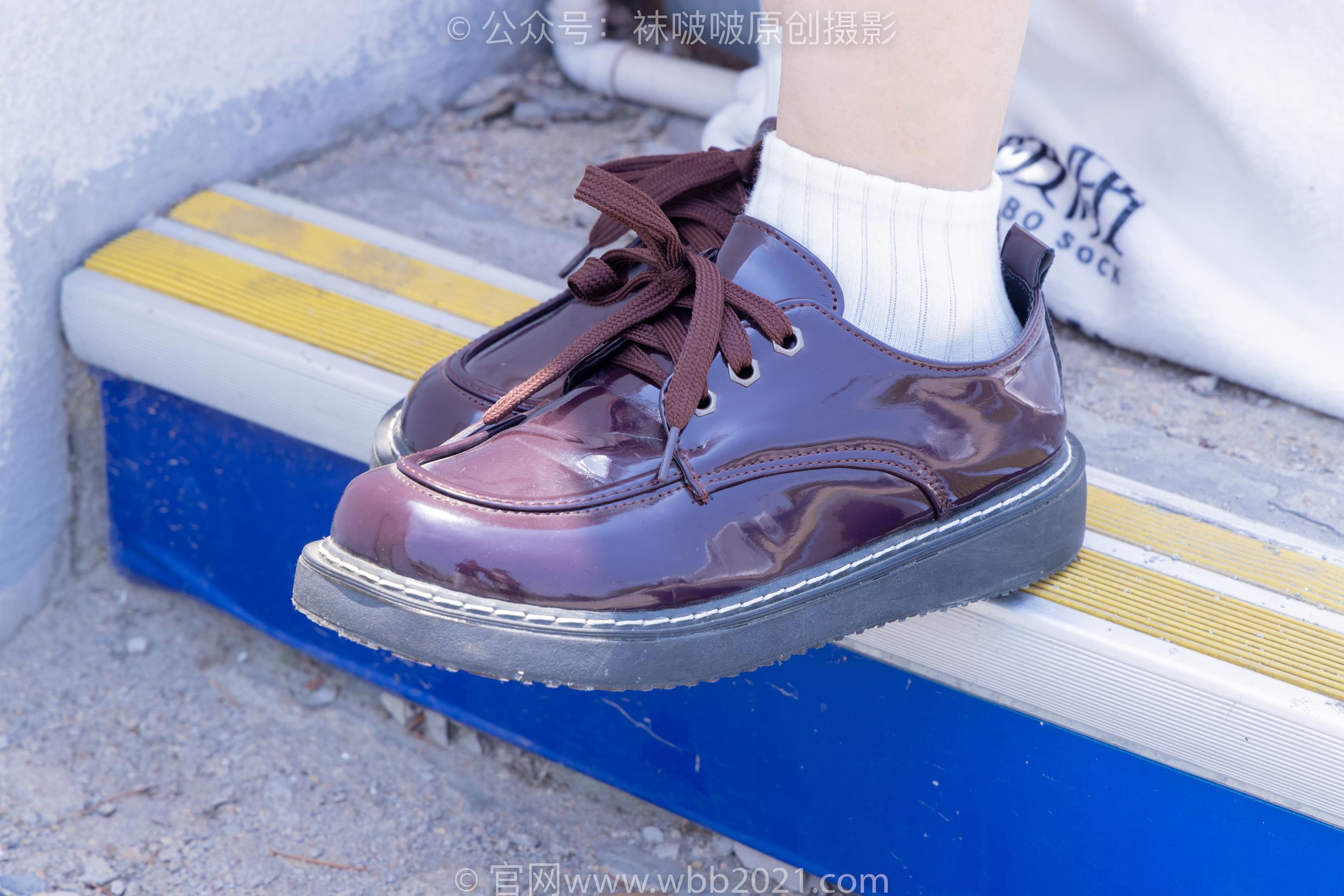 图片[23]-[BoBoSocks袜啵啵]NO.399 糯米-皮鞋、白棉袜、jk制服[145P] – 速更版-美库