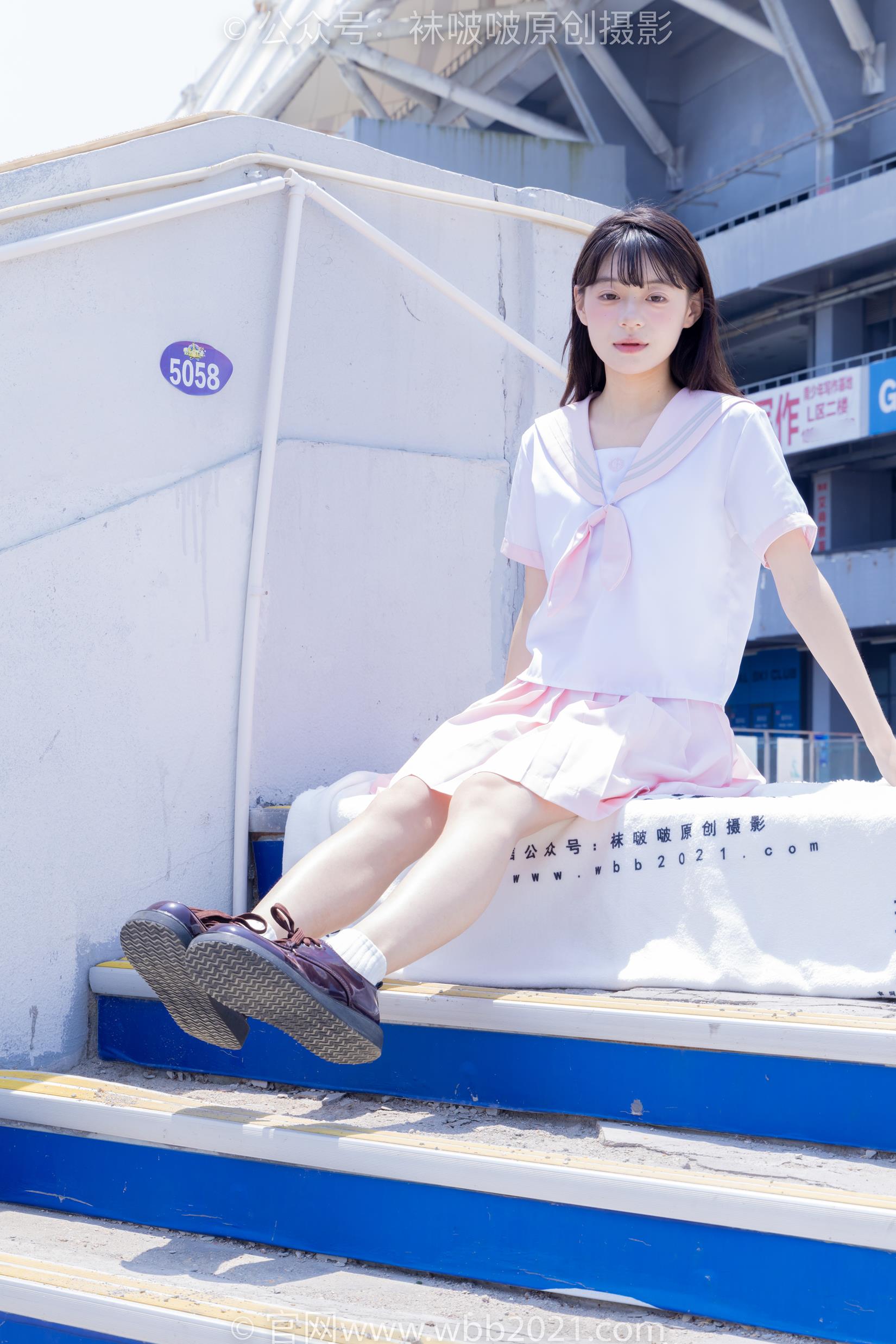 图片[24]-[BoBoSocks袜啵啵]NO.399 糯米-皮鞋、白棉袜、jk制服[145P] – 速更版-美库