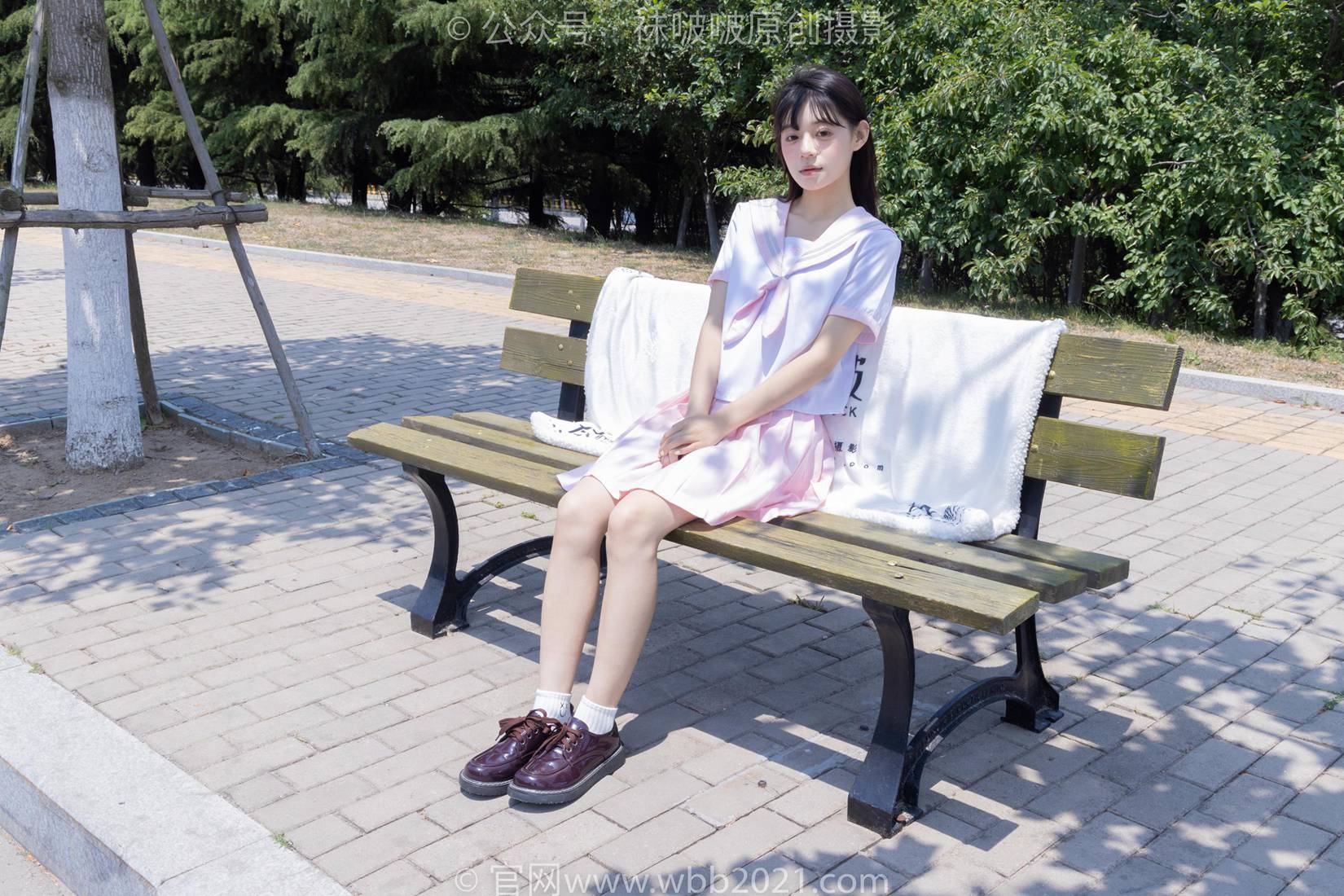 图片[32]-[BoBoSocks袜啵啵]NO.399 糯米-皮鞋、白棉袜、jk制服[145P] – 速更版-美库