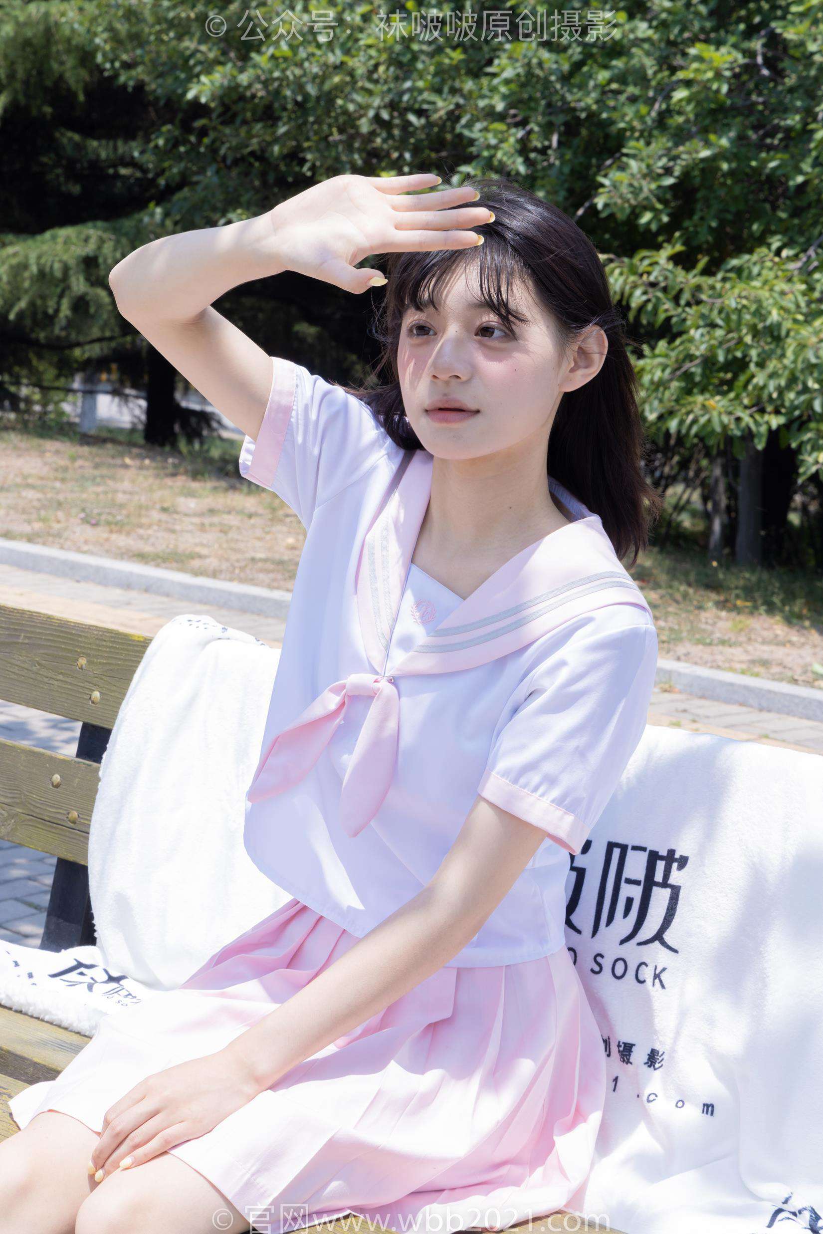 图片[36]-[BoBoSocks袜啵啵]NO.399 糯米-皮鞋、白棉袜、jk制服[145P] – 速更版-美库