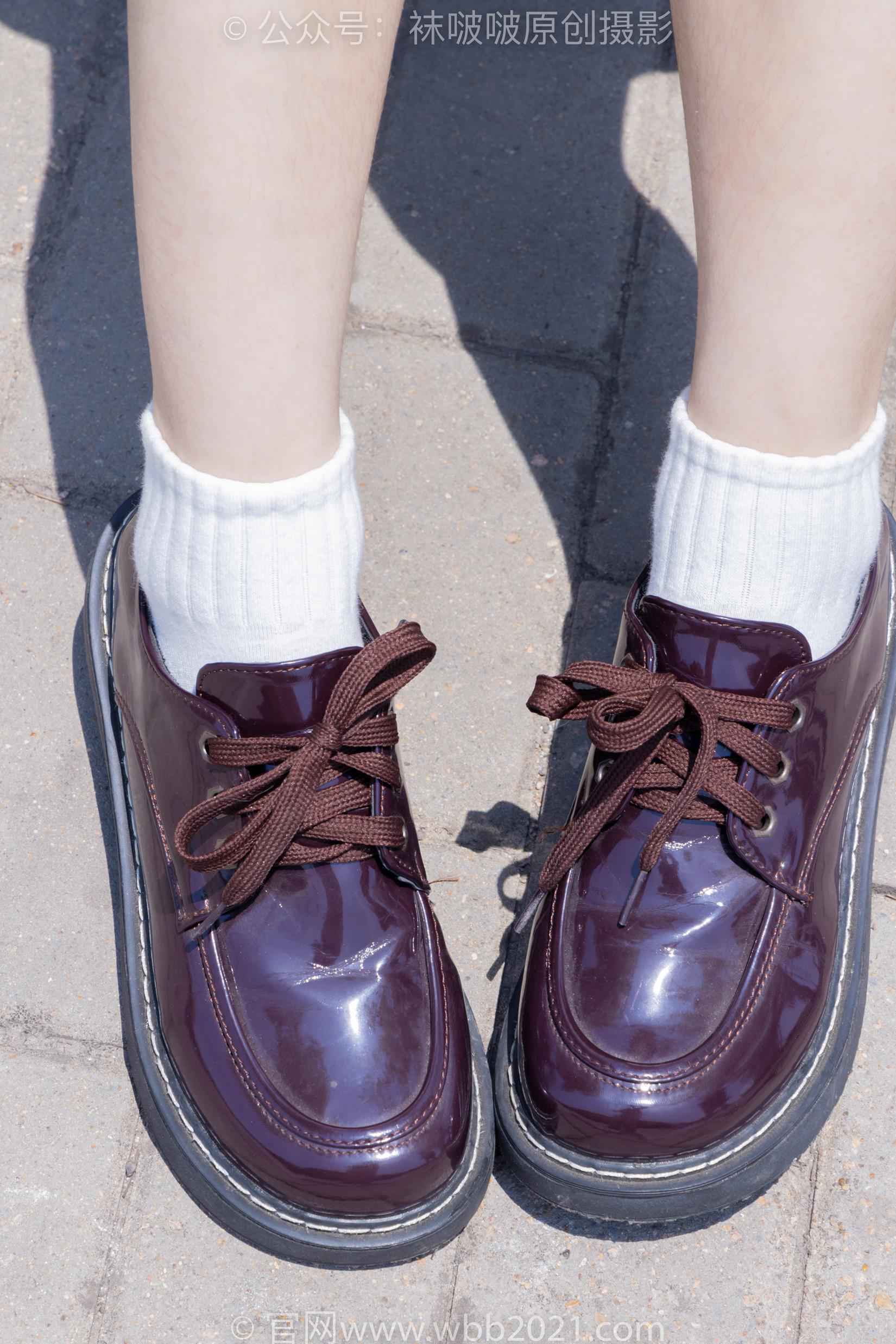 图片[39]-[BoBoSocks袜啵啵]NO.399 糯米-皮鞋、白棉袜、jk制服[145P] – 速更版-美库