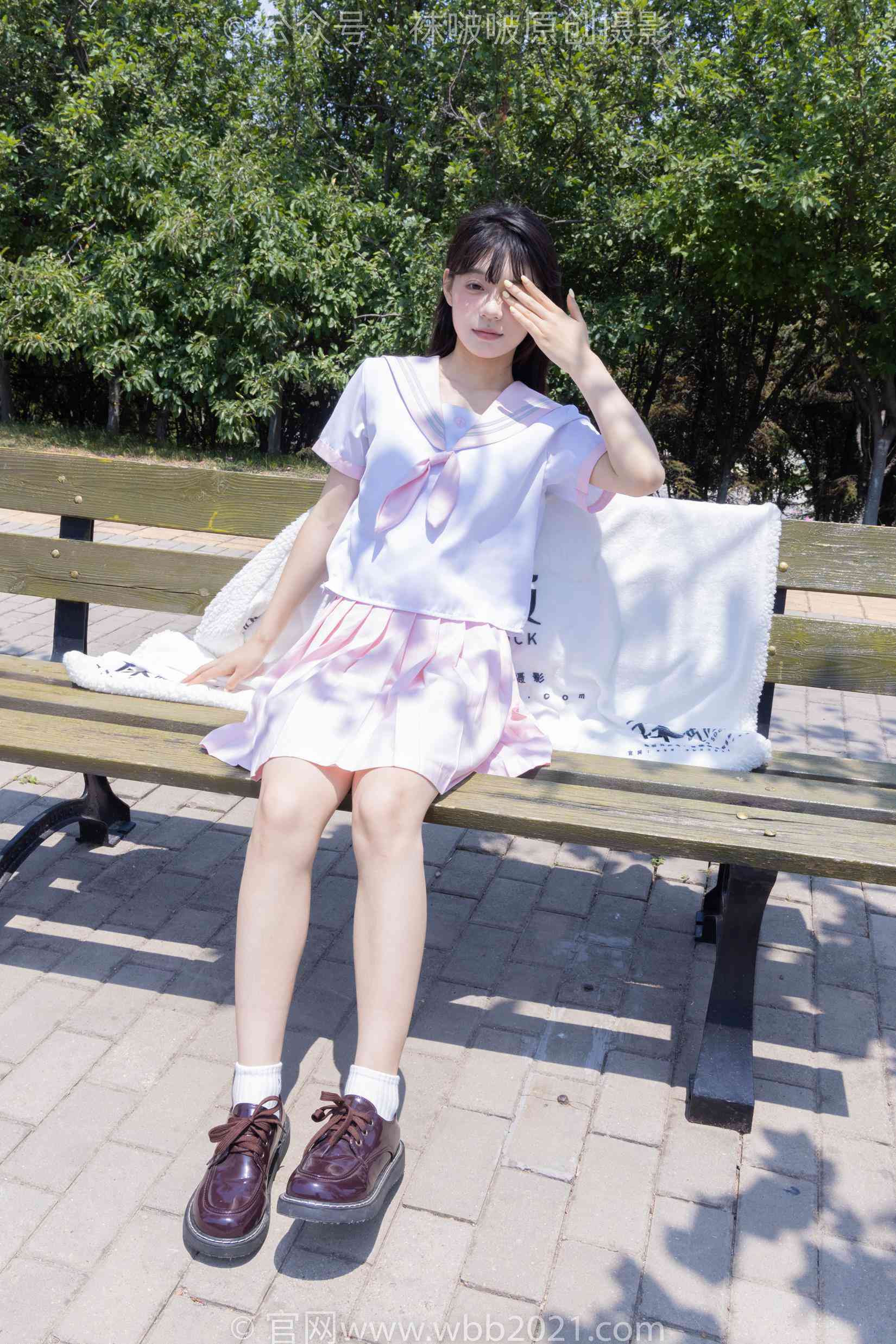 图片[44]-[BoBoSocks袜啵啵]NO.399 糯米-皮鞋、白棉袜、jk制服[145P] – 速更版-美库