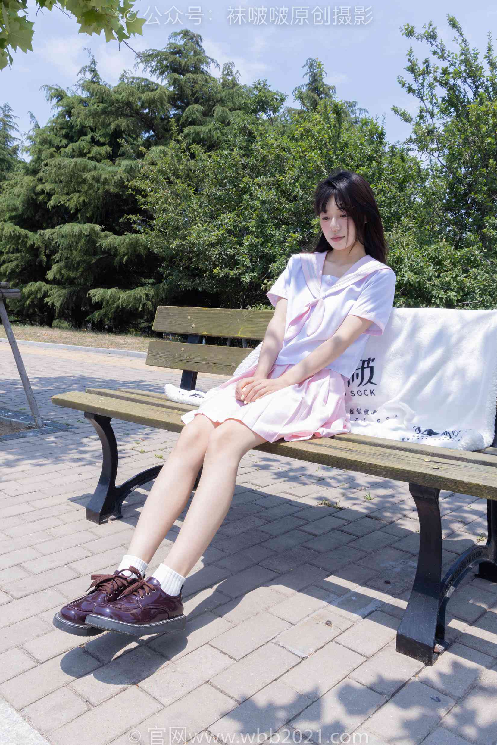 图片[45]-[BoBoSocks袜啵啵]NO.399 糯米-皮鞋、白棉袜、jk制服[145P] – 速更版-美库