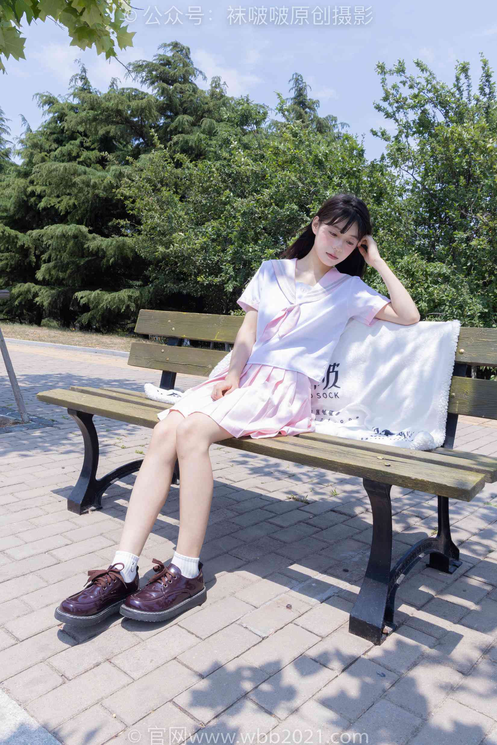 图片[46]-[BoBoSocks袜啵啵]NO.399 糯米-皮鞋、白棉袜、jk制服[145P] – 速更版-美库