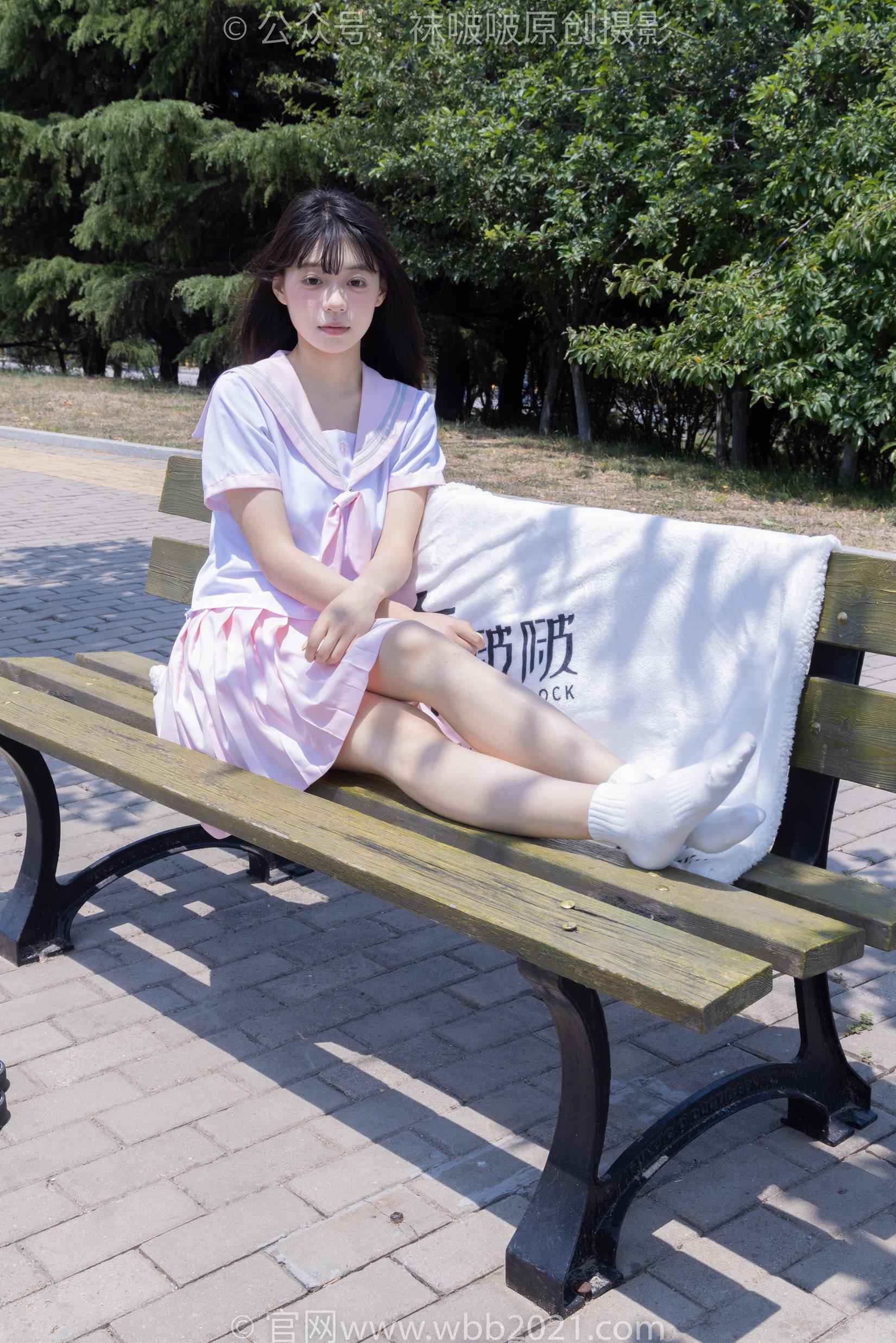 图片[64]-[BoBoSocks袜啵啵]NO.399 糯米-皮鞋、白棉袜、jk制服[145P] – 速更版-美库