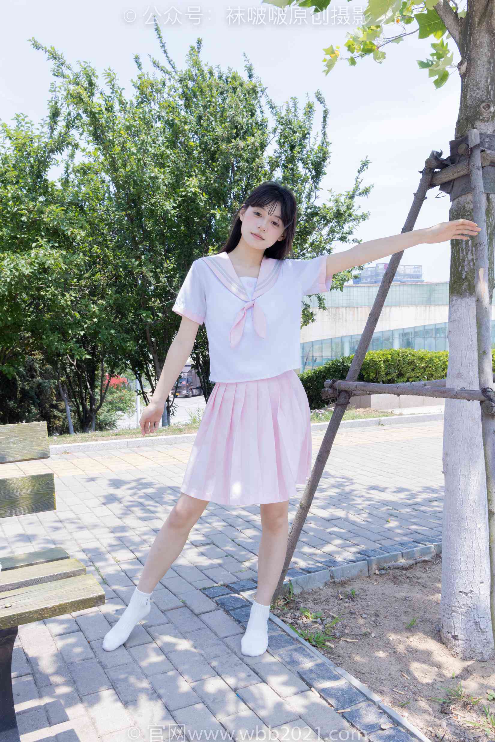 图片[73]-[BoBoSocks袜啵啵]NO.399 糯米-皮鞋、白棉袜、jk制服[145P] – 速更版-美库