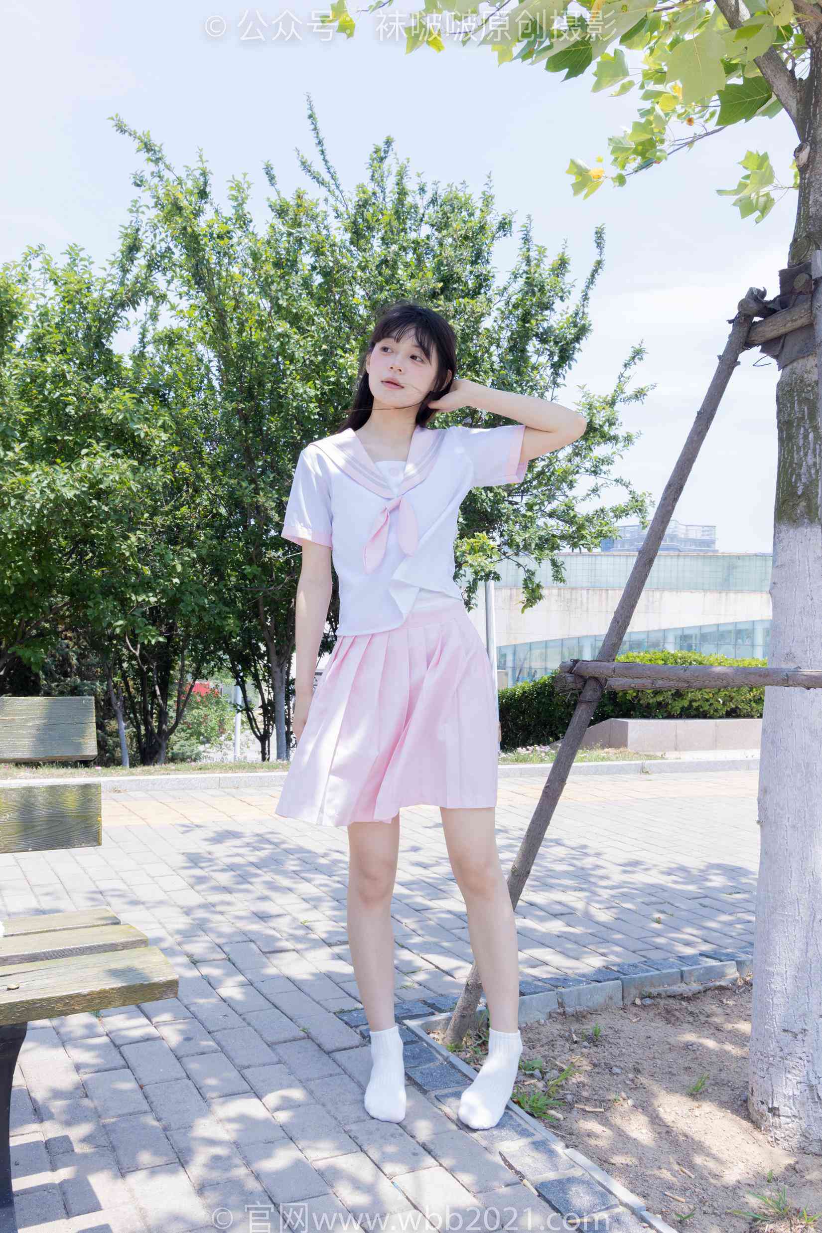 图片[75]-[BoBoSocks袜啵啵]NO.399 糯米-皮鞋、白棉袜、jk制服[145P] – 速更版-美库