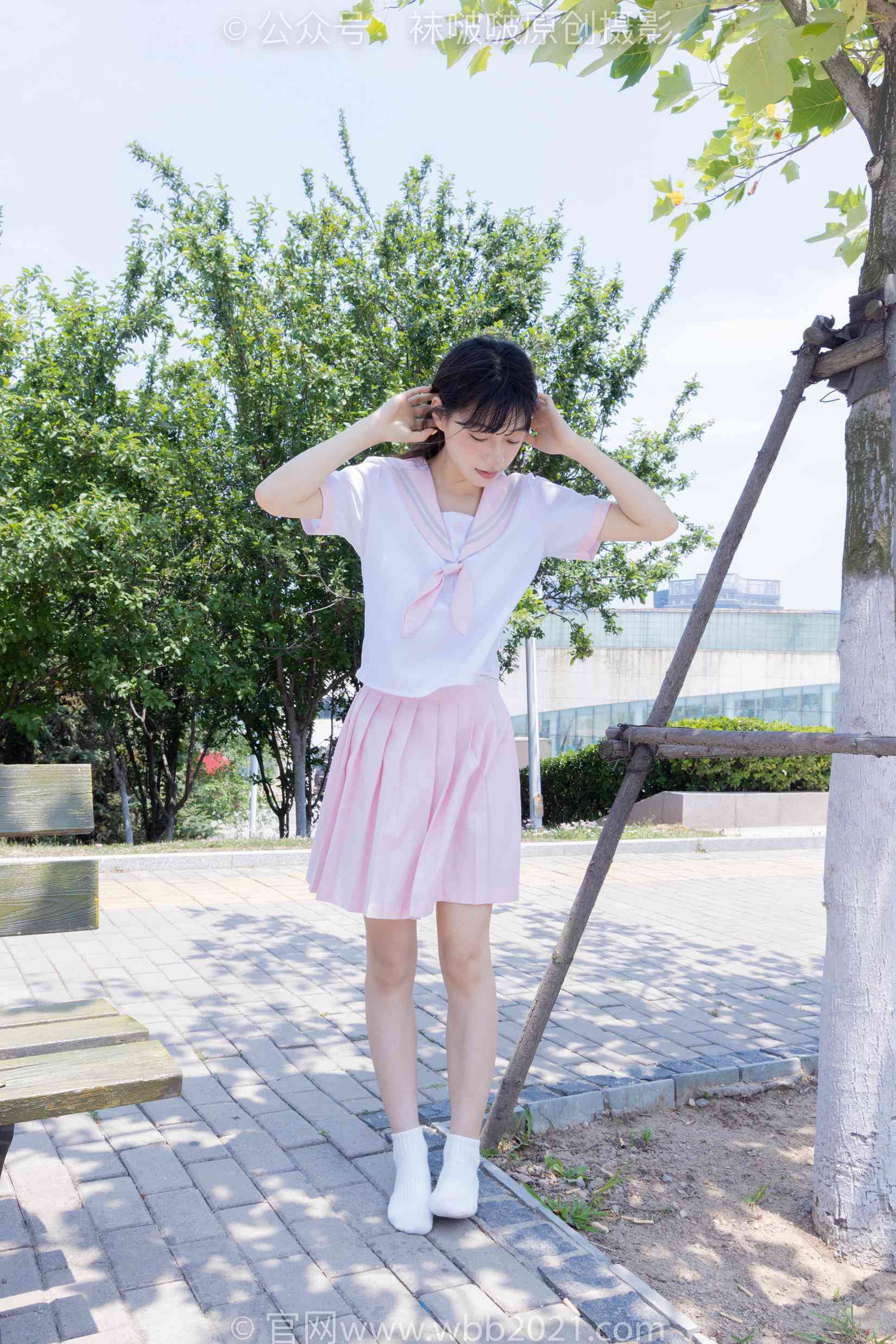 图片[76]-[BoBoSocks袜啵啵]NO.399 糯米-皮鞋、白棉袜、jk制服[145P] – 速更版-美库